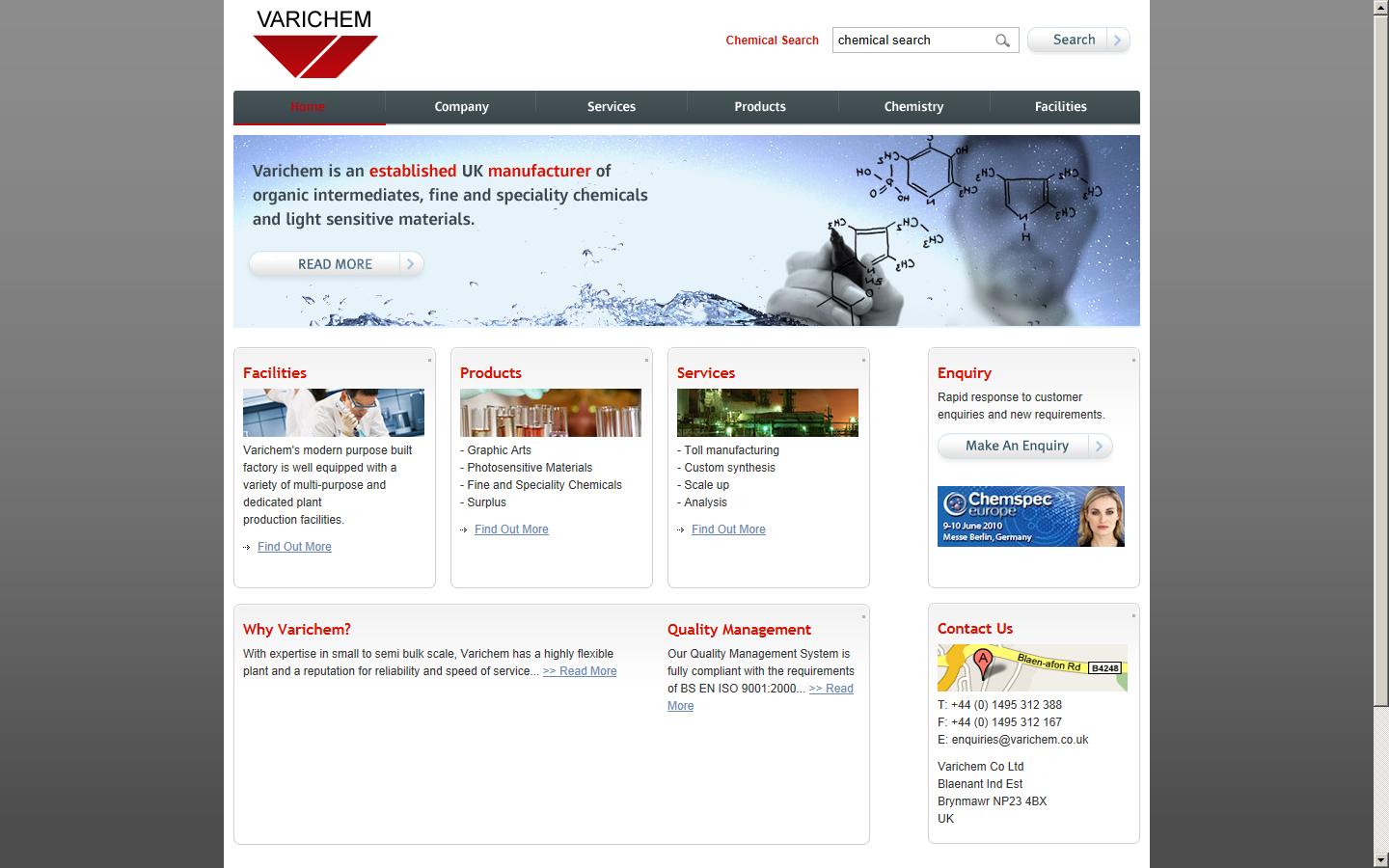 Varichem Co Ltd Website