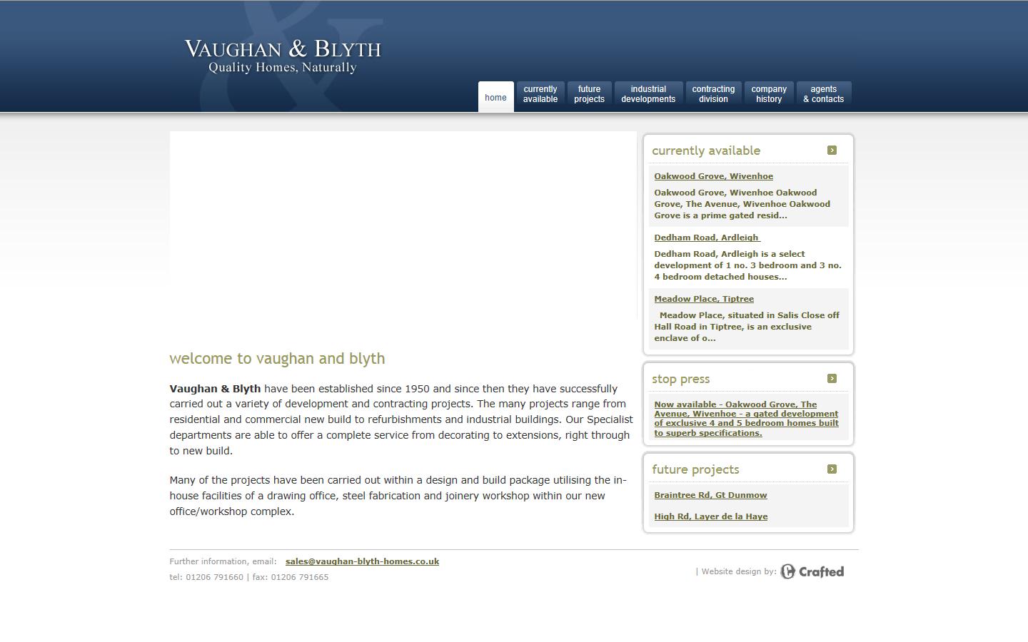 Vaughan & Blyth Website