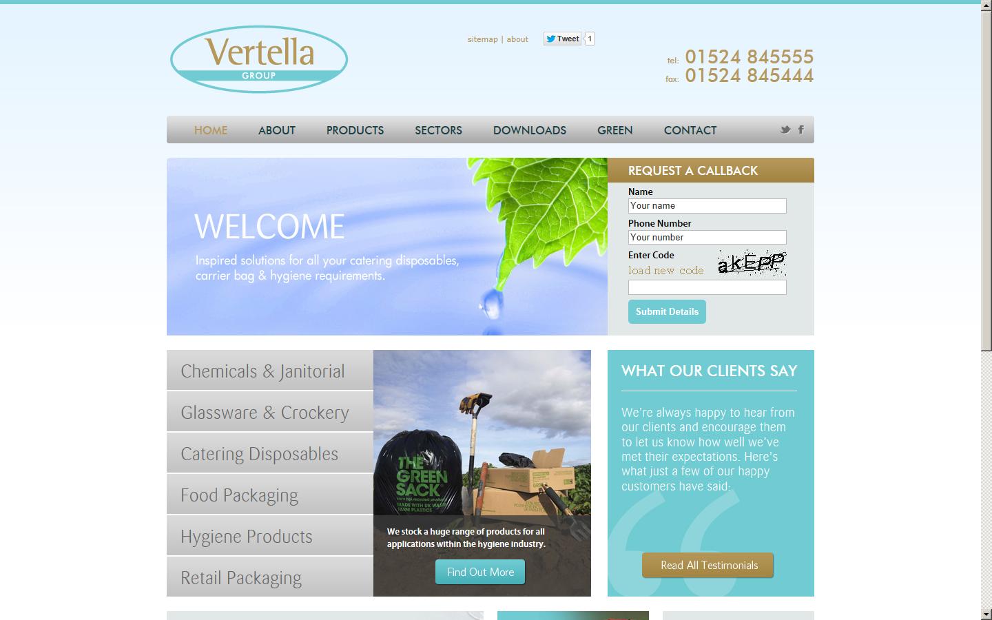 VERTELLA LTD Website