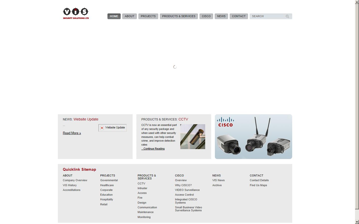 ViS Security Solutions Ltd Website