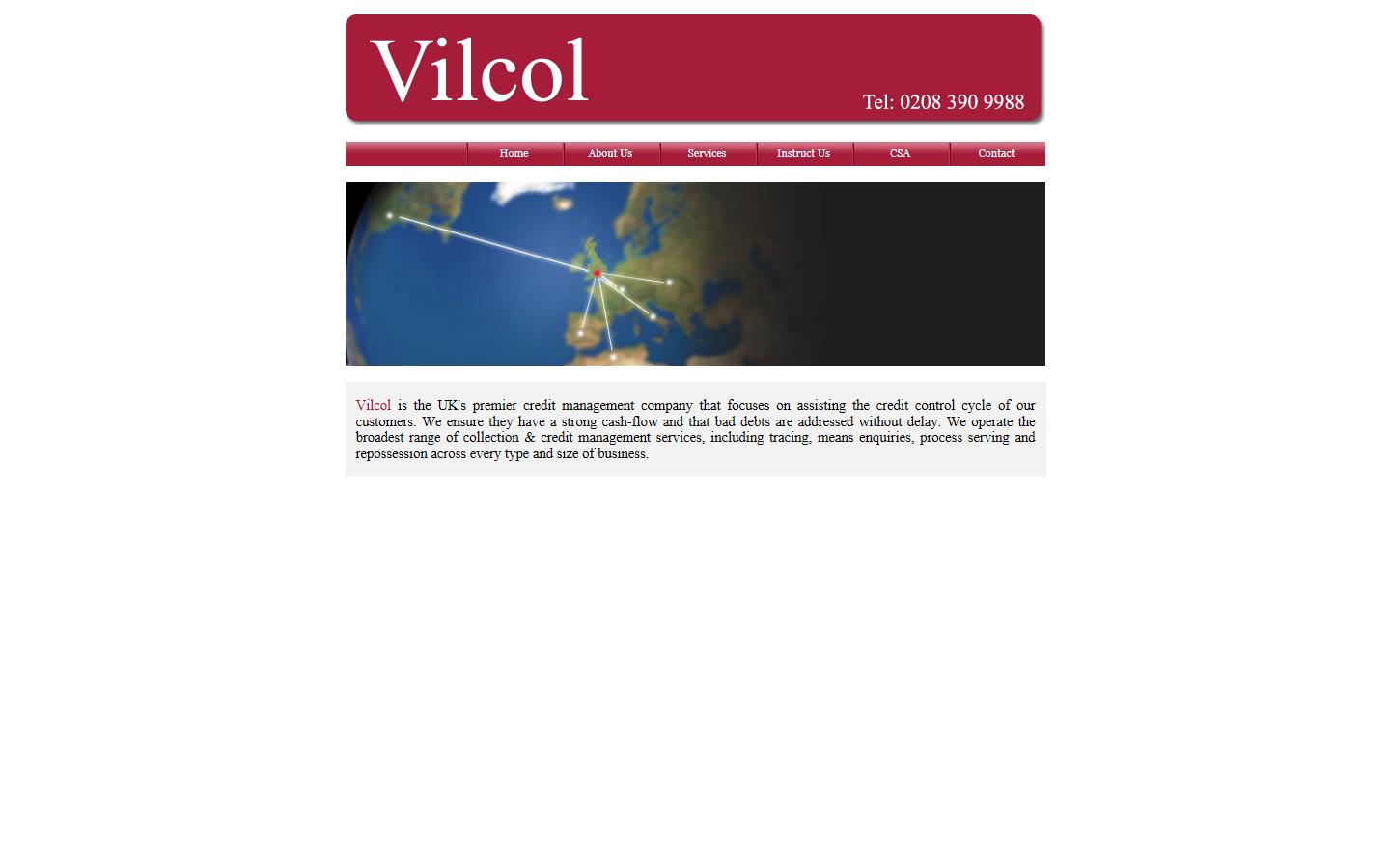 Vilcol  Website