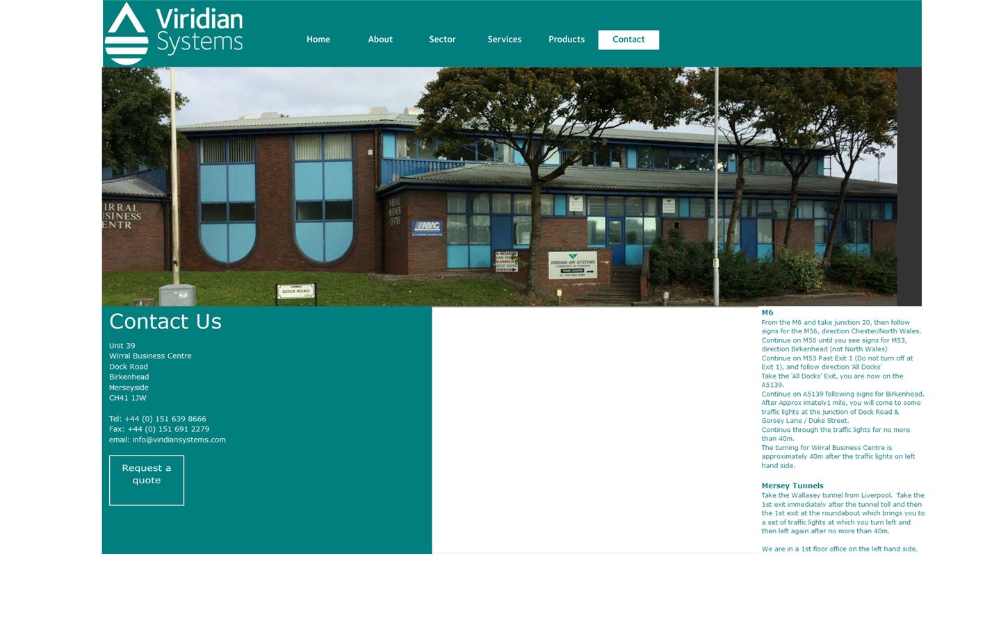Viridian Systems Ltd Website