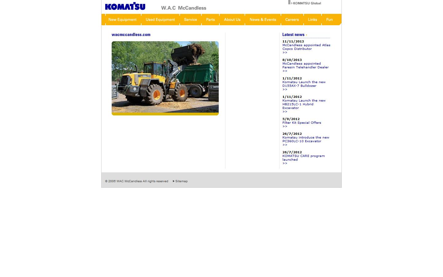 WAC McCandless (Engineering) Ltd  Website