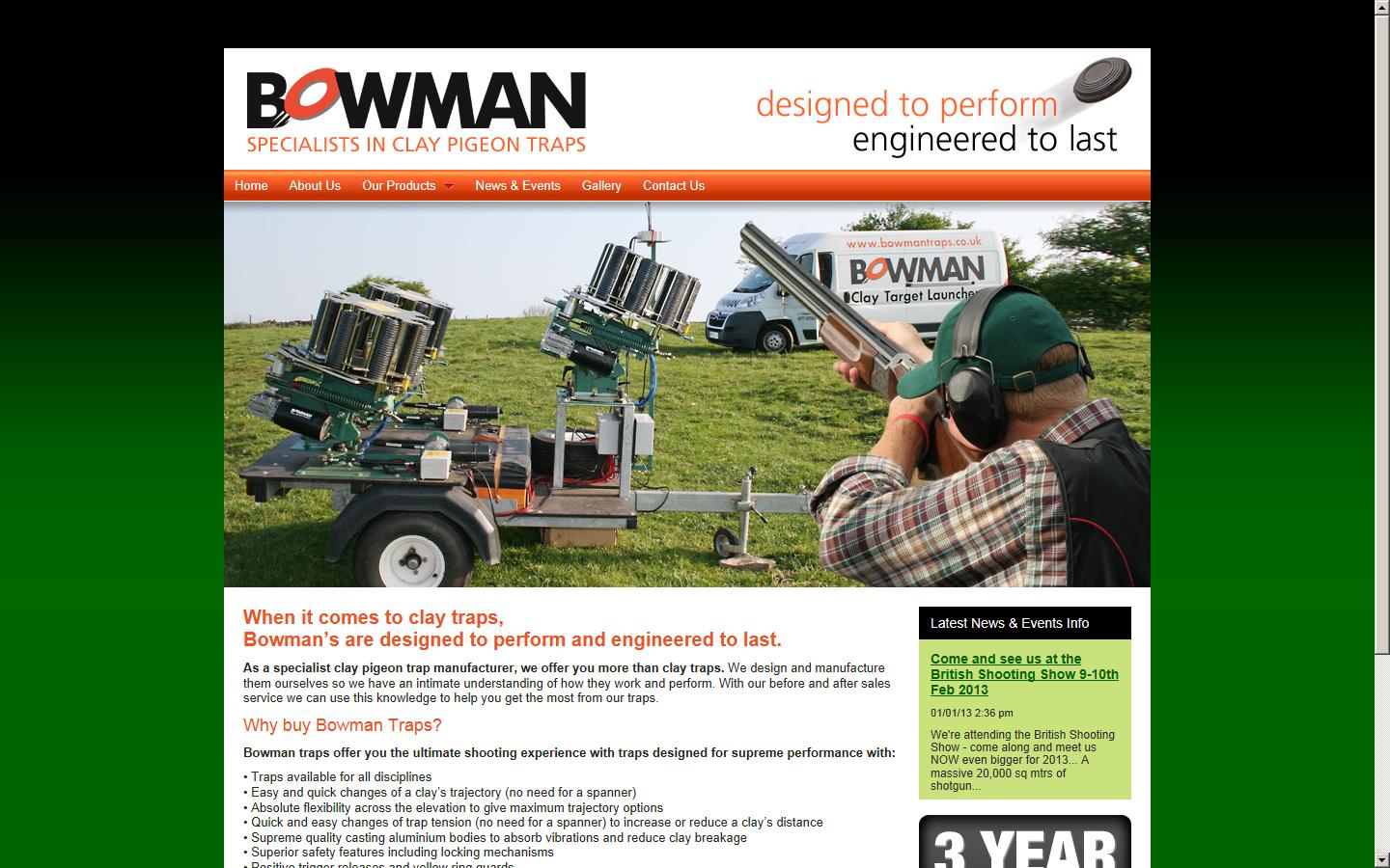 WJ Bowman (1984) Ltd Website