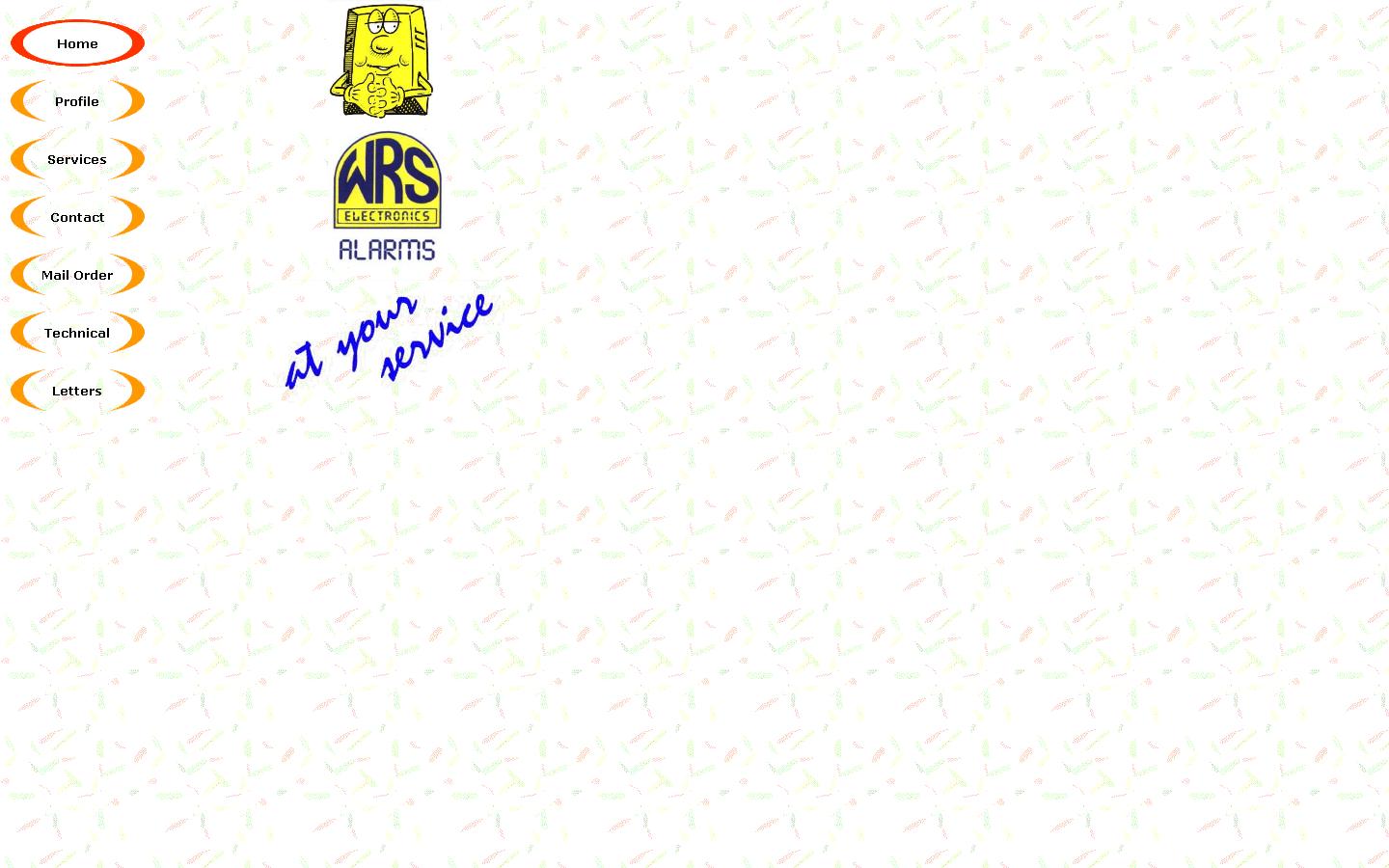 W R S Alarms  Website