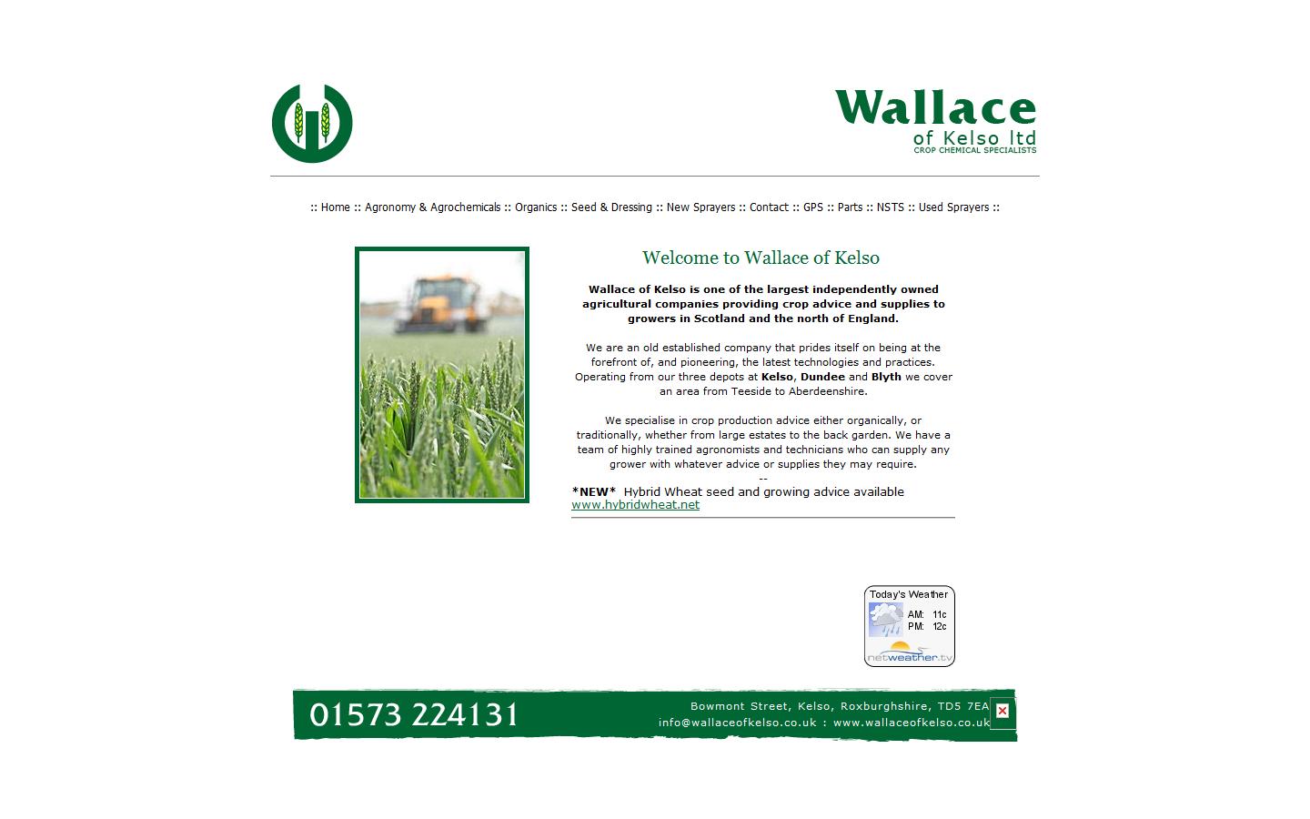 Wallace of Kelso Ltd Website