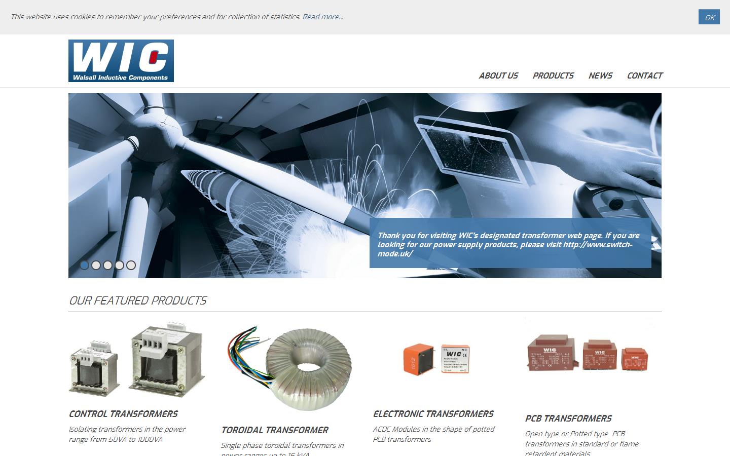 Walsall Inductive Components Ltd Website