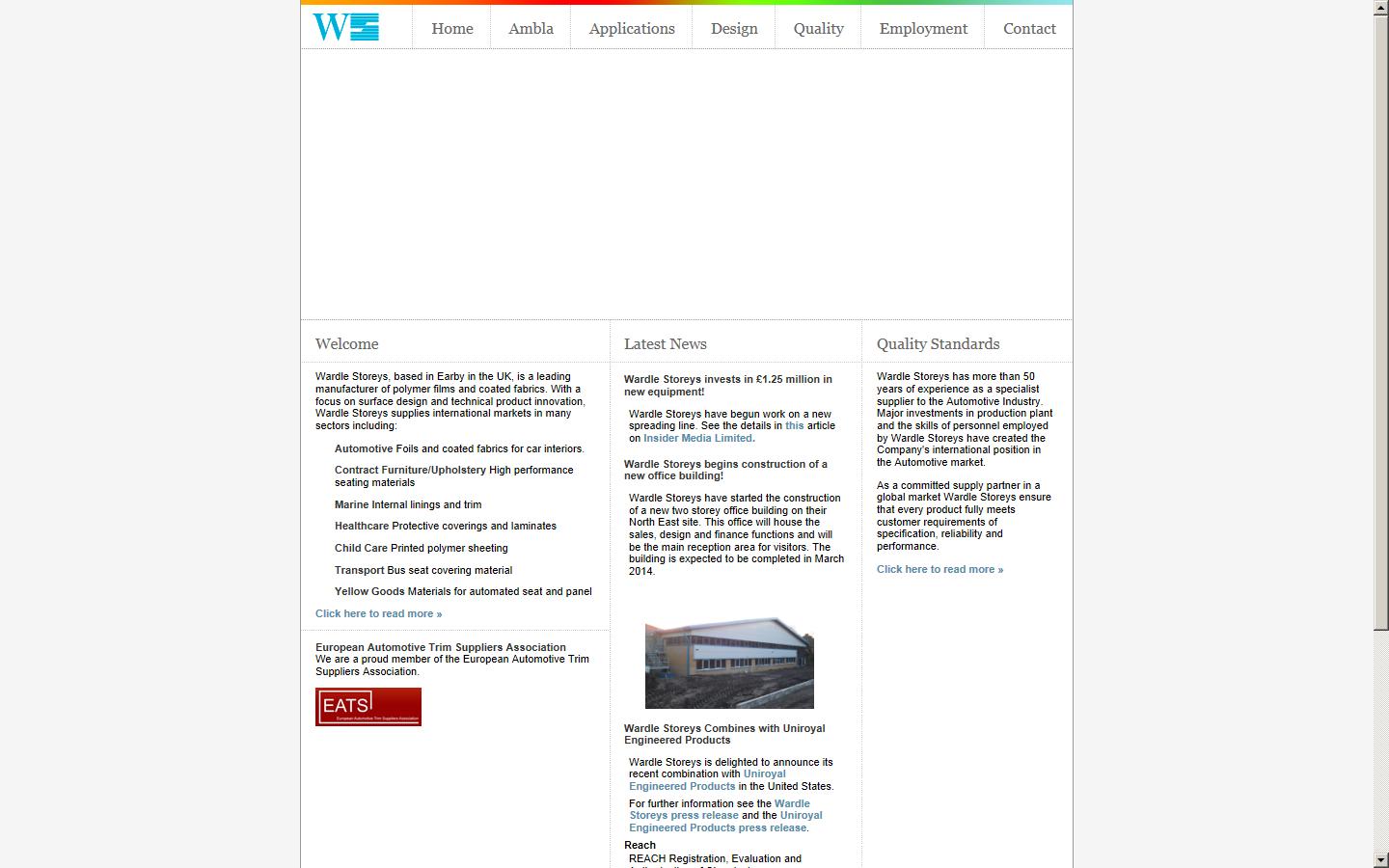 Wardle Storeys (Earby) Ltd Website