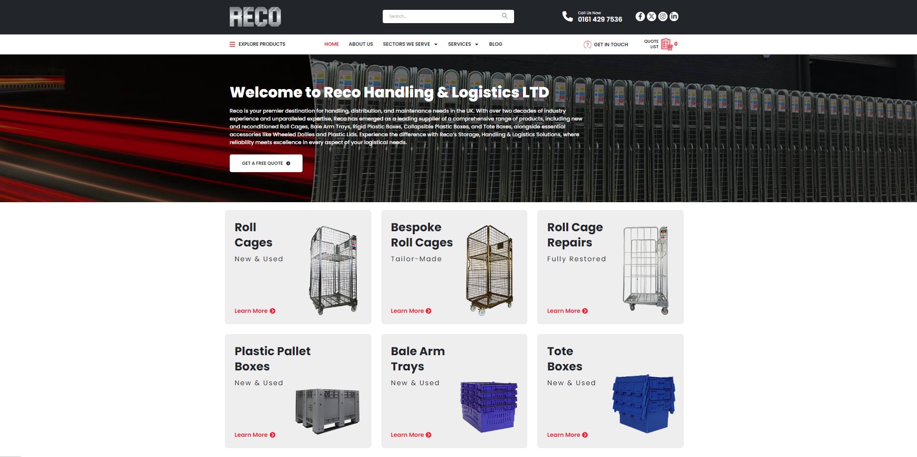 RECO UK Trading Ltd Website