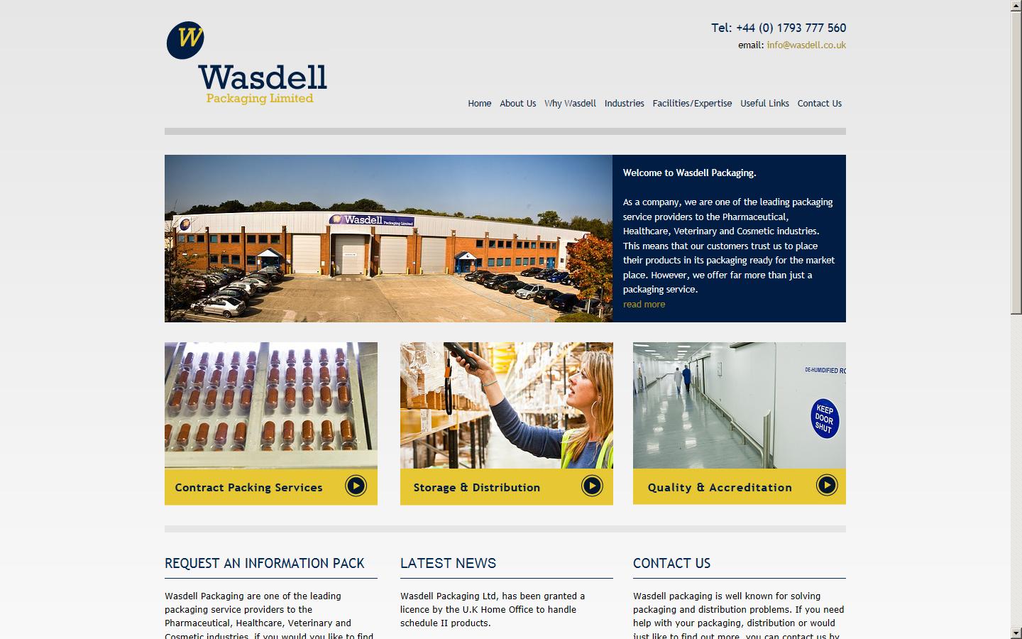 Wasdell Packaging Ltd  Website