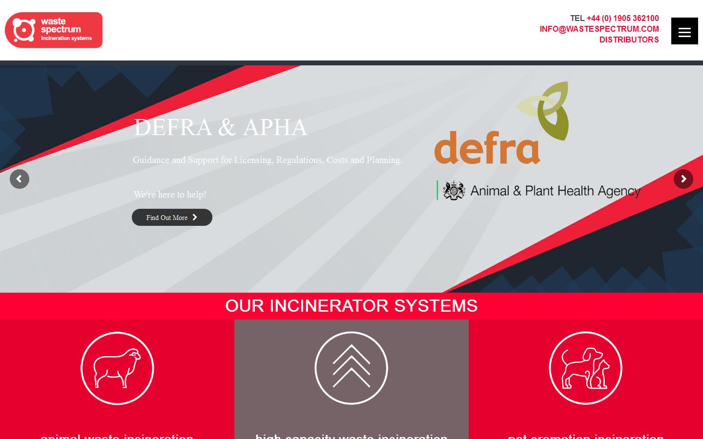 Waste Spectrum Incineration Systems Limited Website