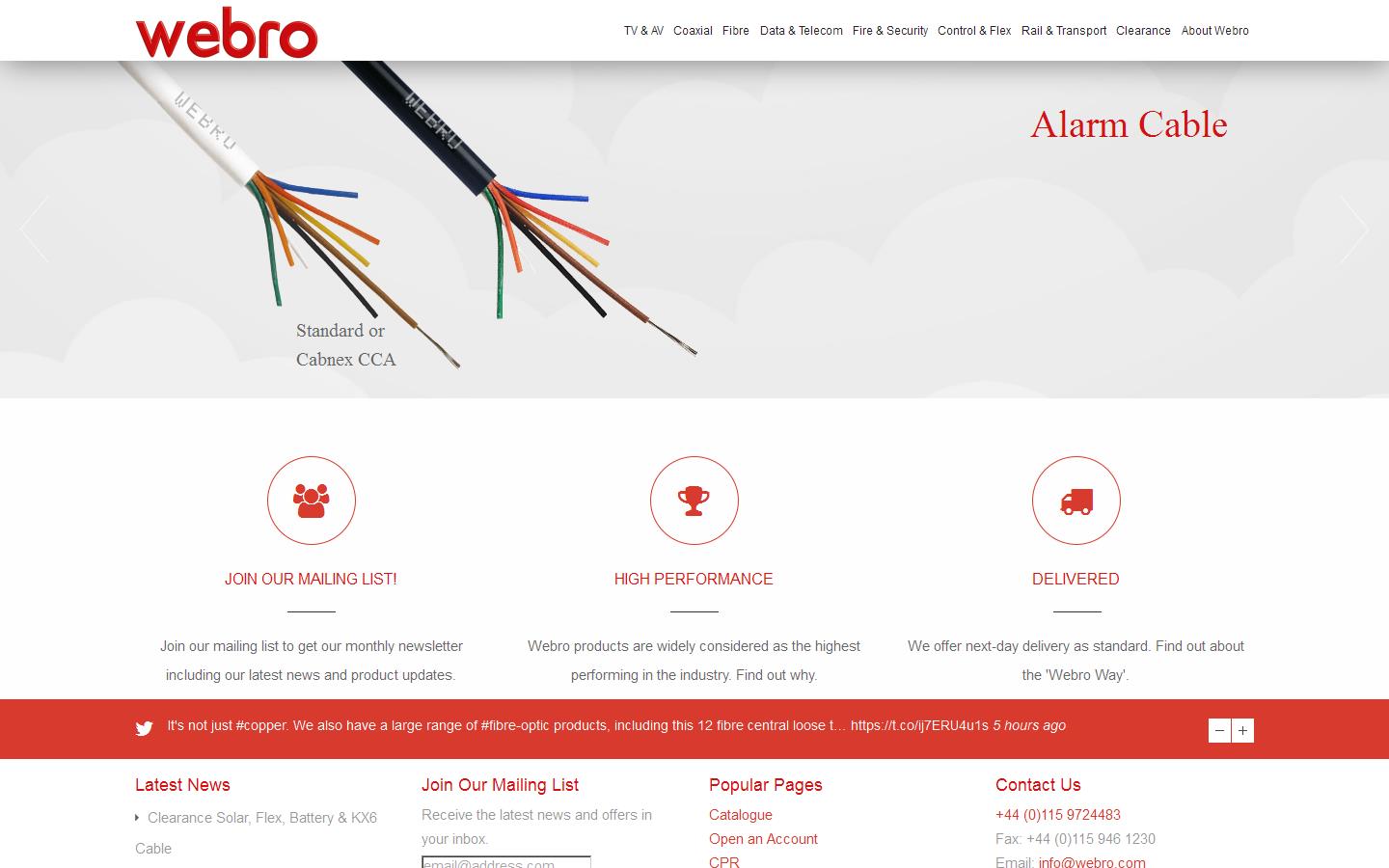 Webro Website