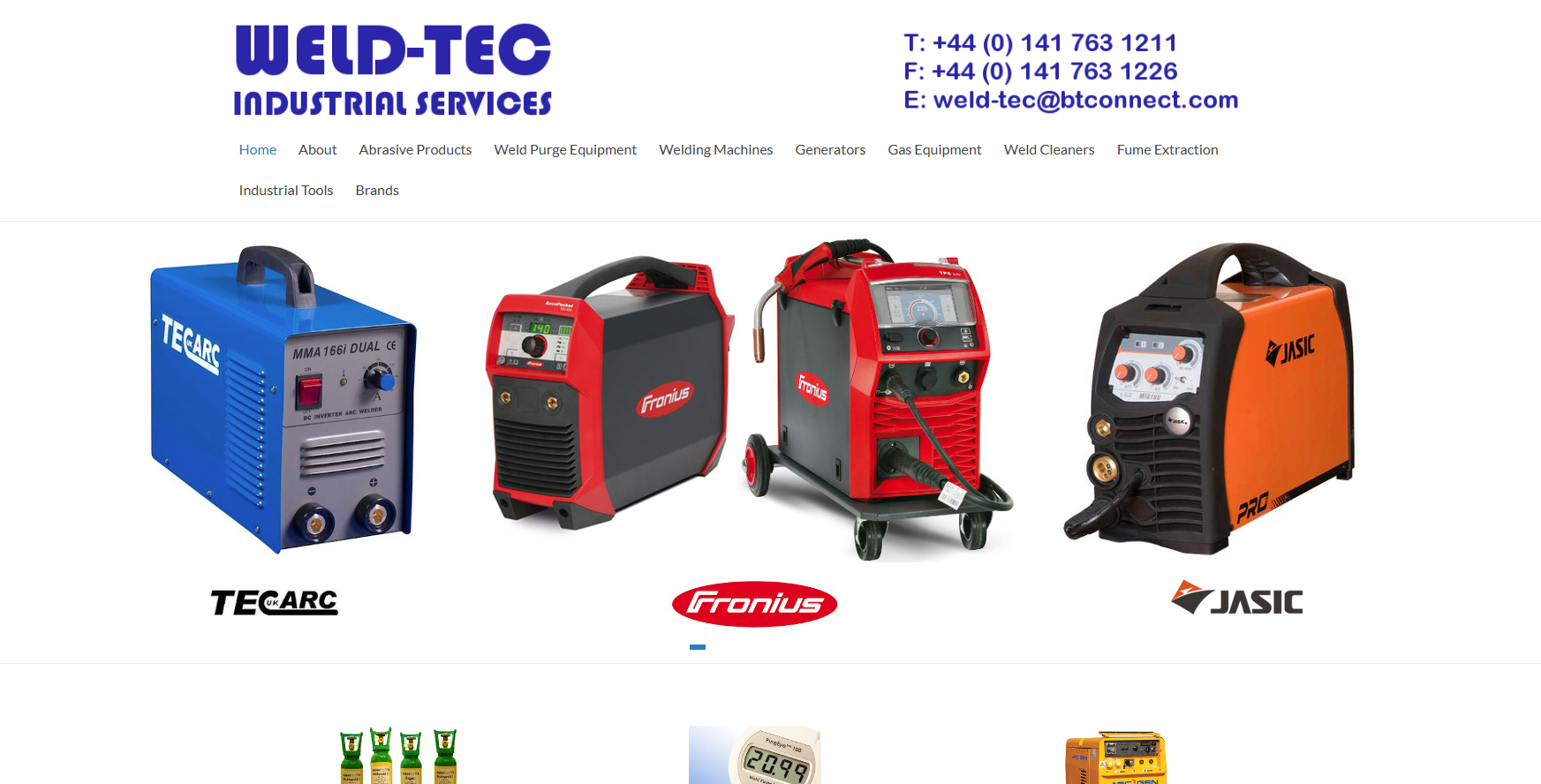 Weld-Tec Industrial Services Ltd Website