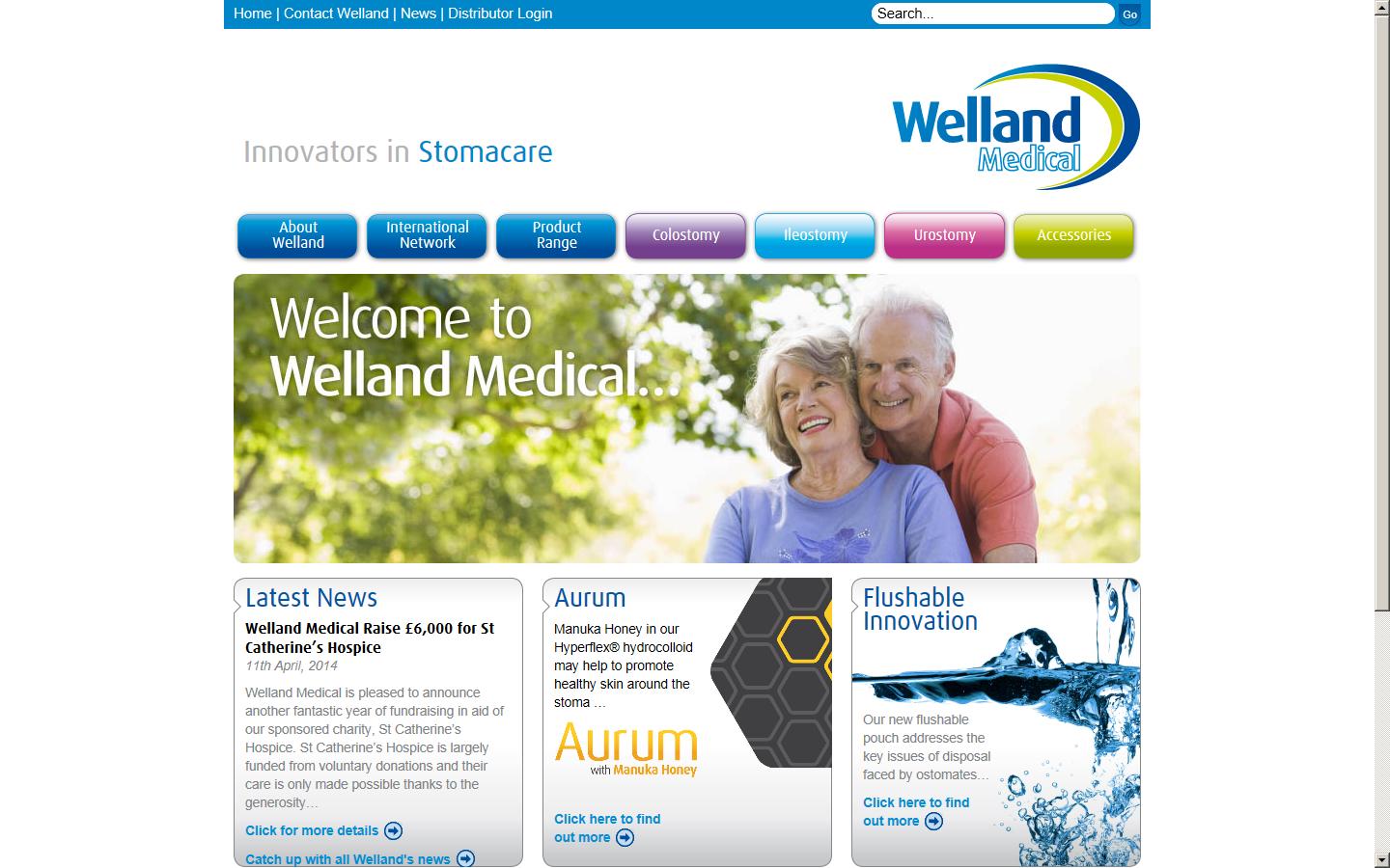 Welland Medical Ltd Website