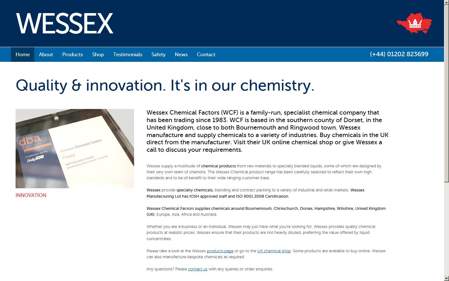 Wessex Chemical Factors Website