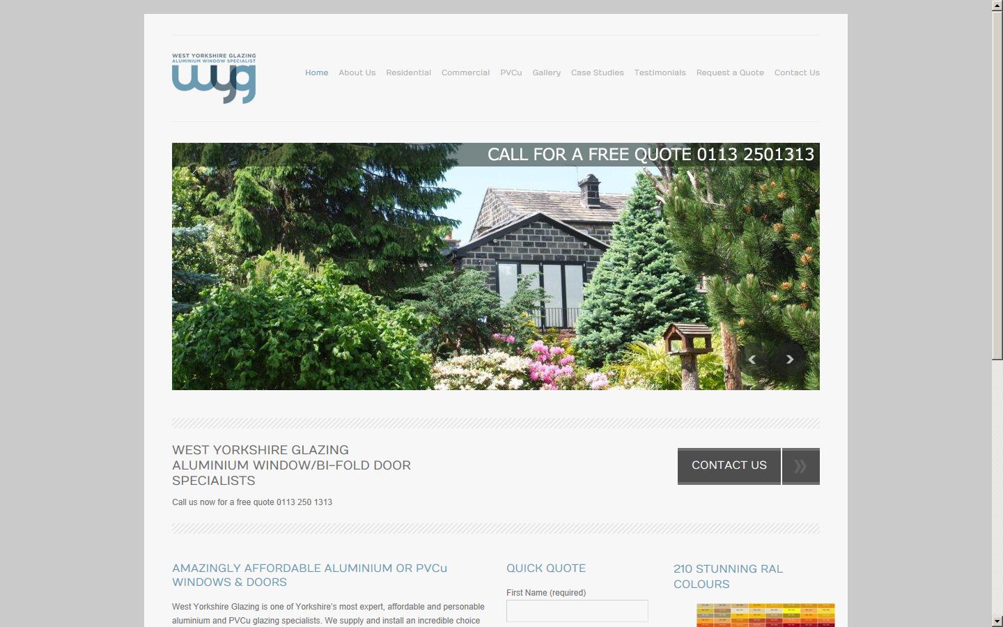 West Yorkshire Glazing Website