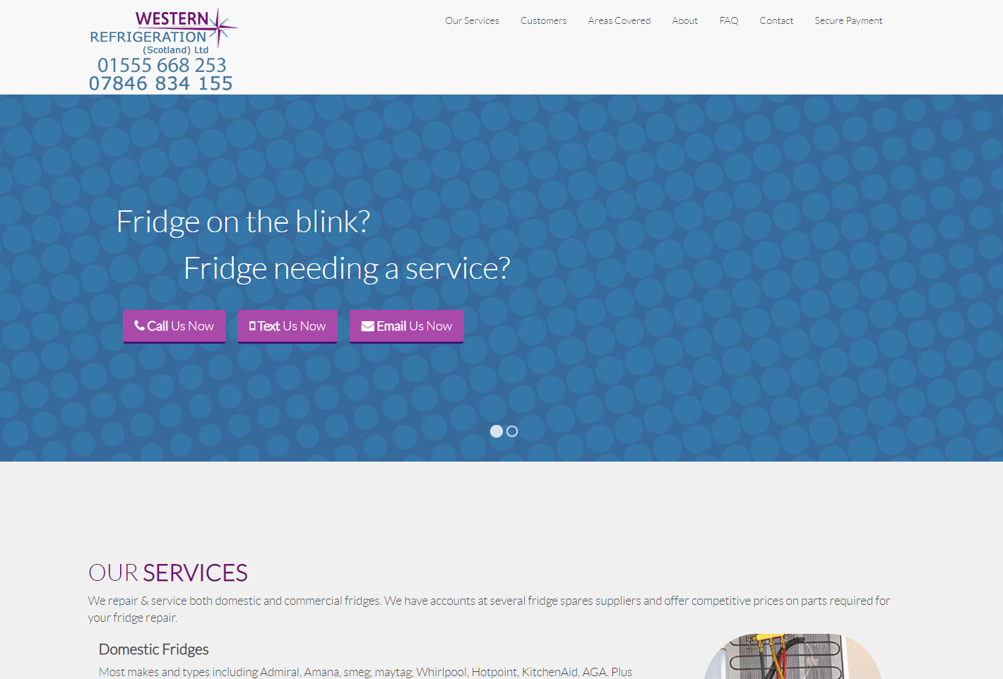 Western Refrigeration Website