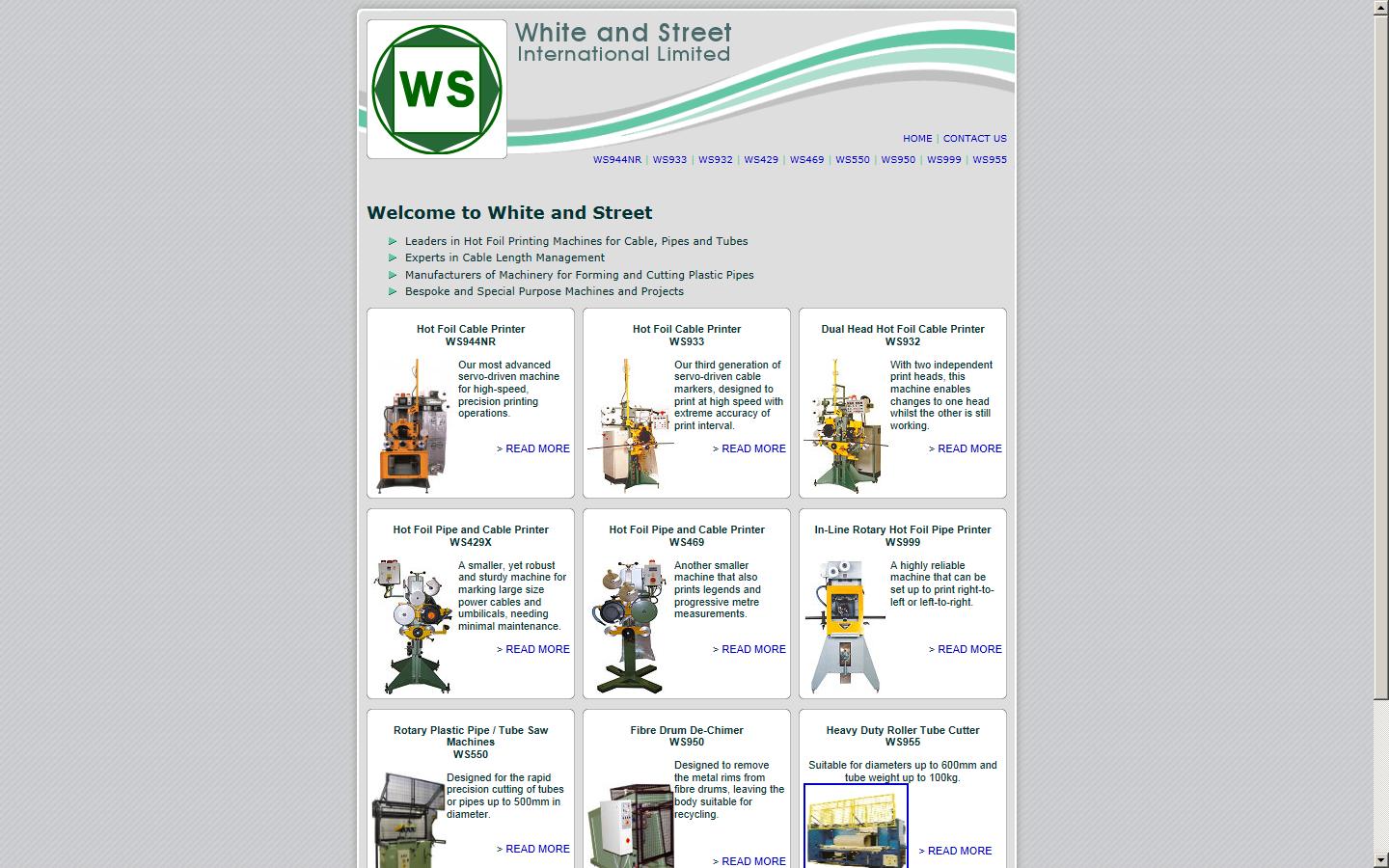 White & Street International Ltd Website