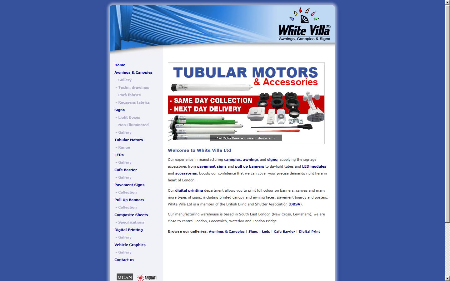 White Villa Ltd  Website