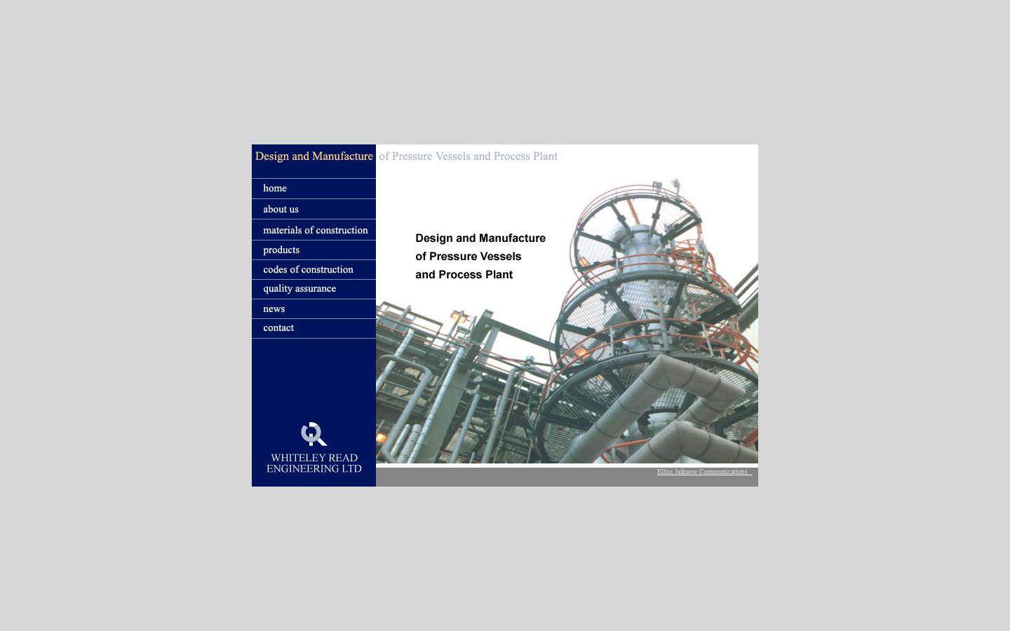 Whiteley Read Engineering Ltd Website