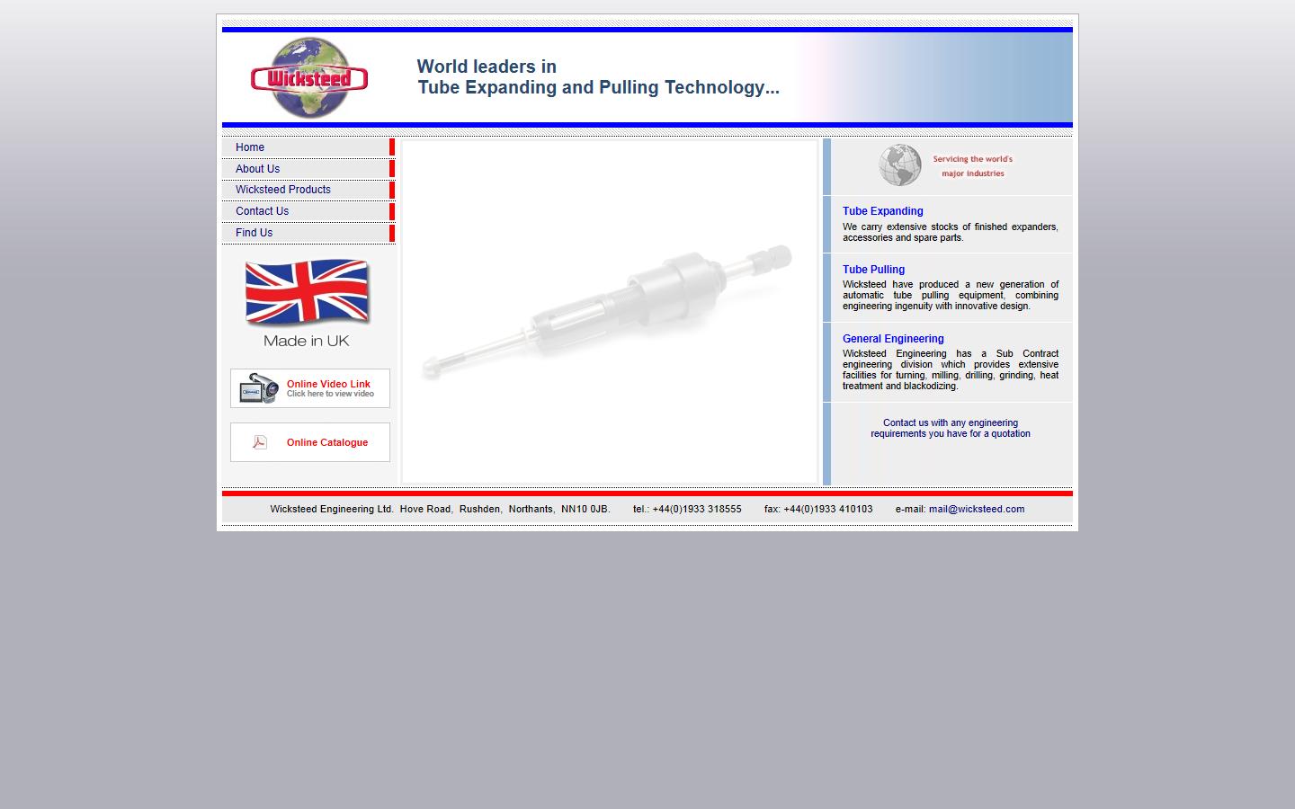 Wicksteed Engineering Ltd Website