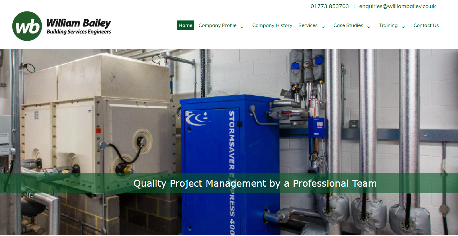 William Bailey Ltd Website