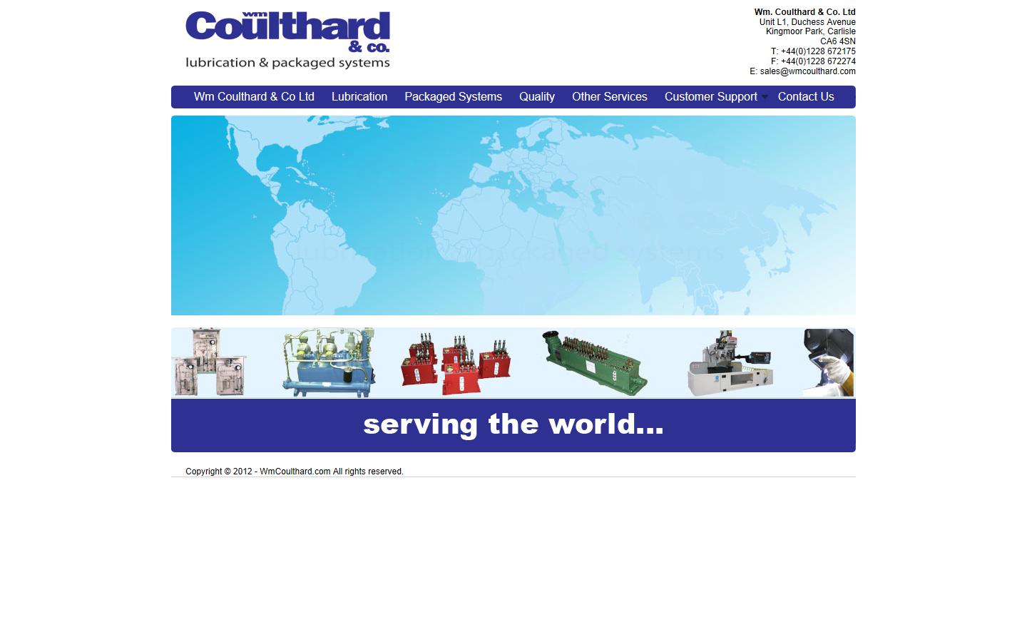 Wm. Coulthard & Co. Ltd Website