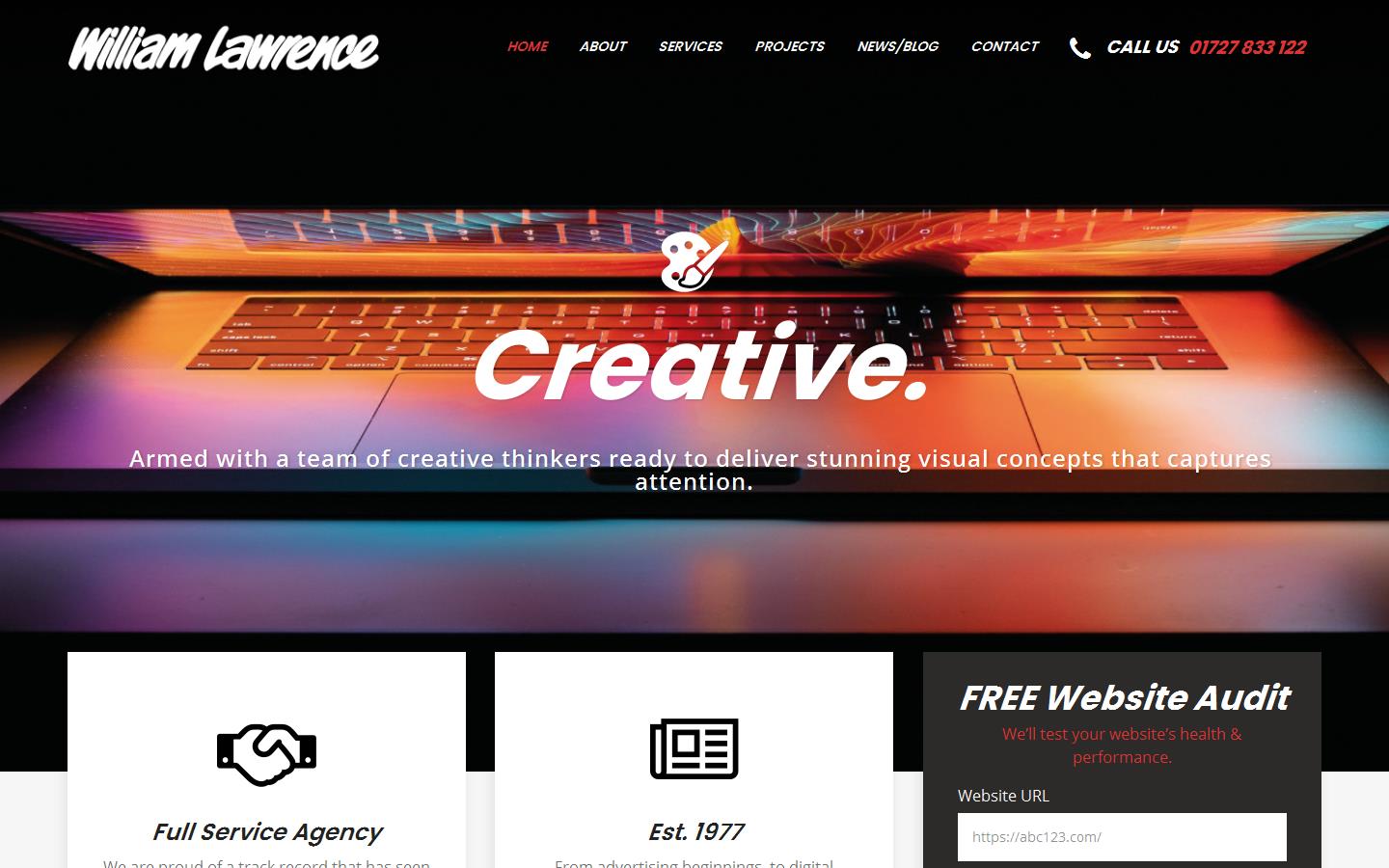 William Lawrence Advertising Ltd  Website