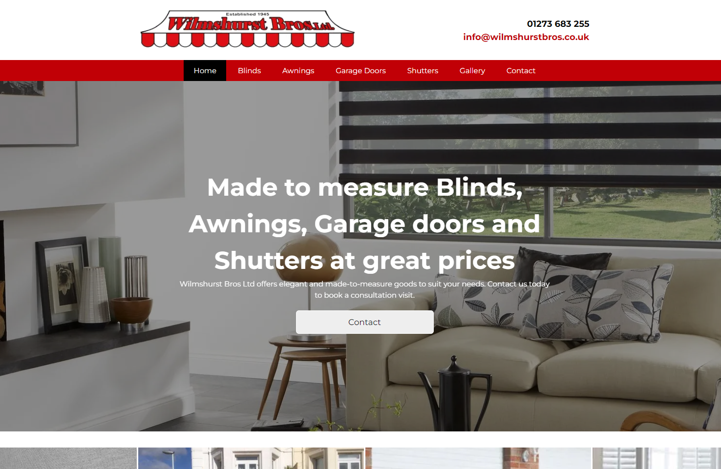 Wilmshurst Bros Ltd Website