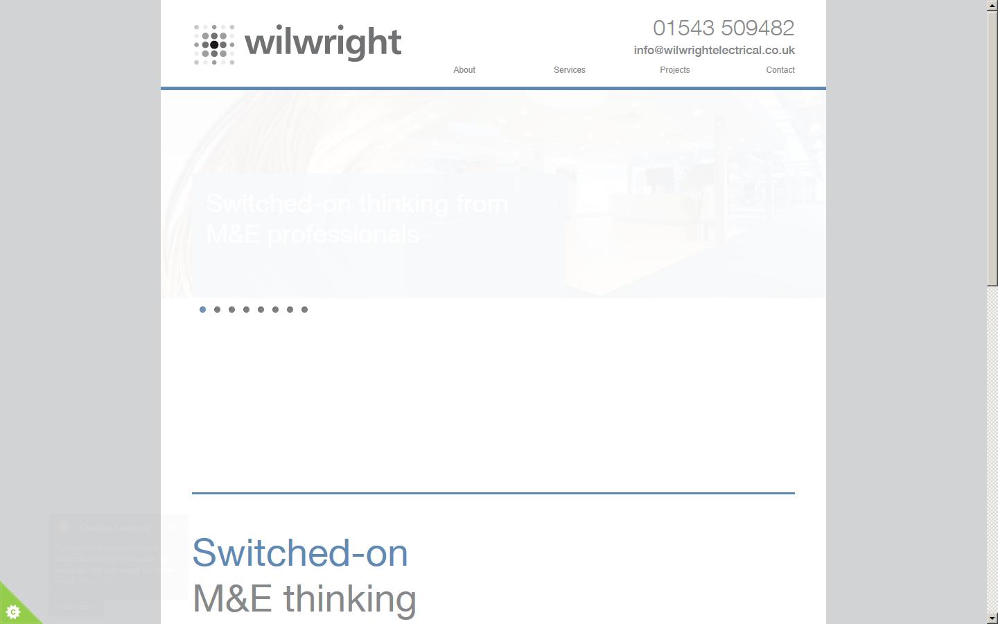 Wilwright Electrical - Cannock Website