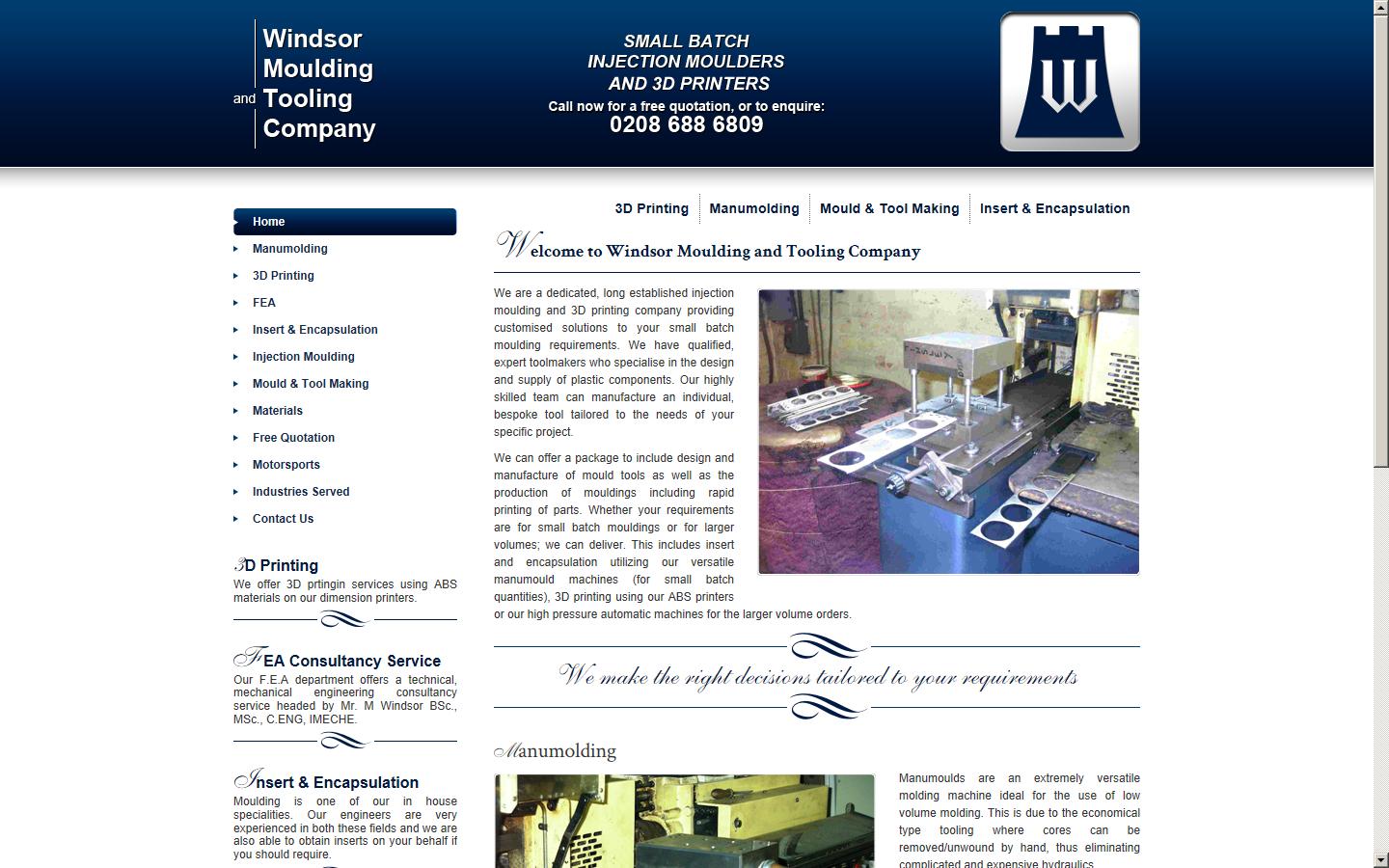 Windsor Moulding and Tooling Website