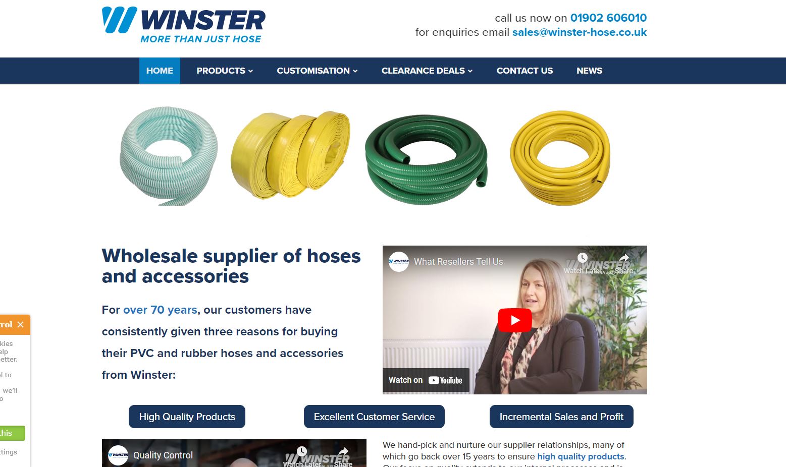 Winster Limited Website