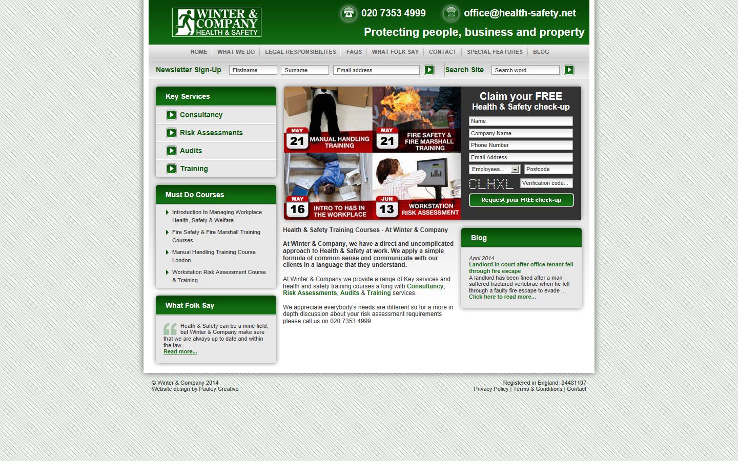 Winter & Company Website