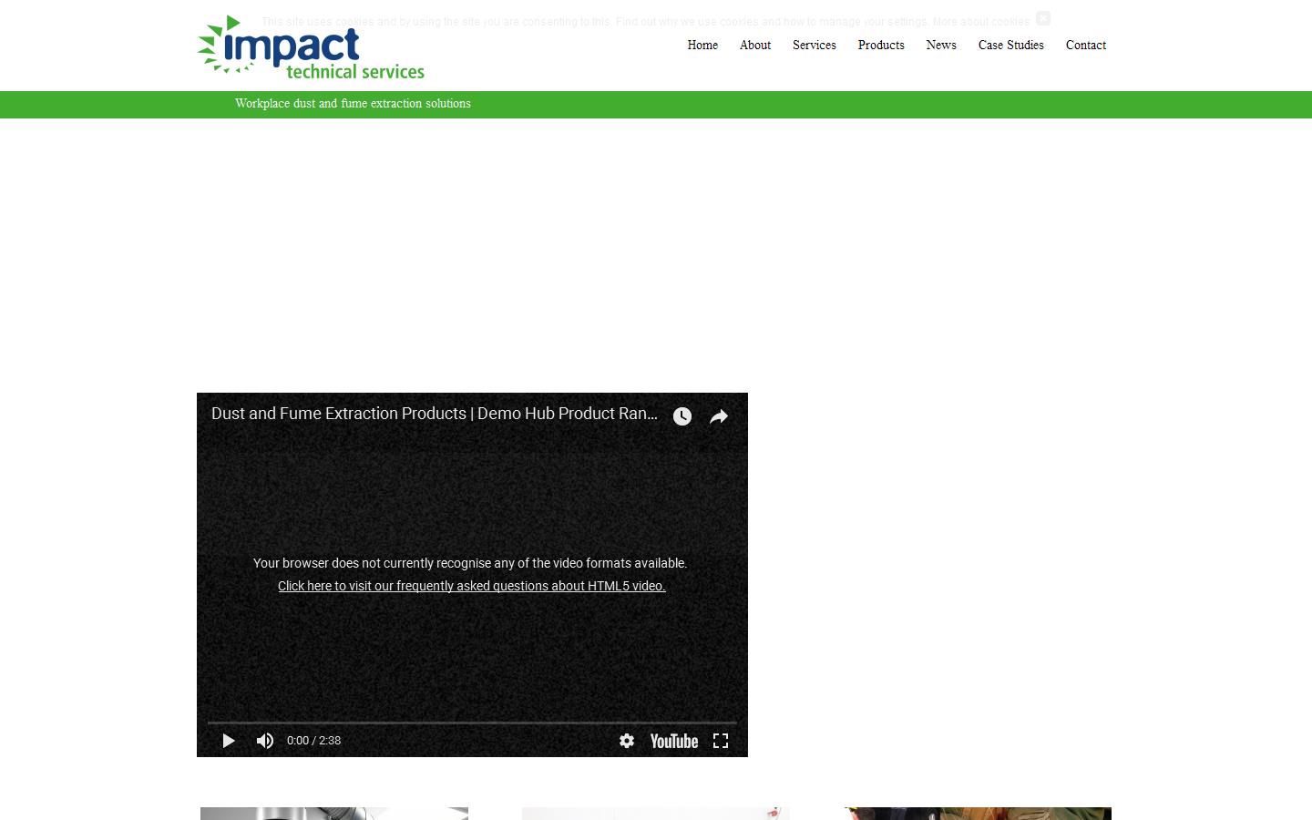 Impact Technical Services Website