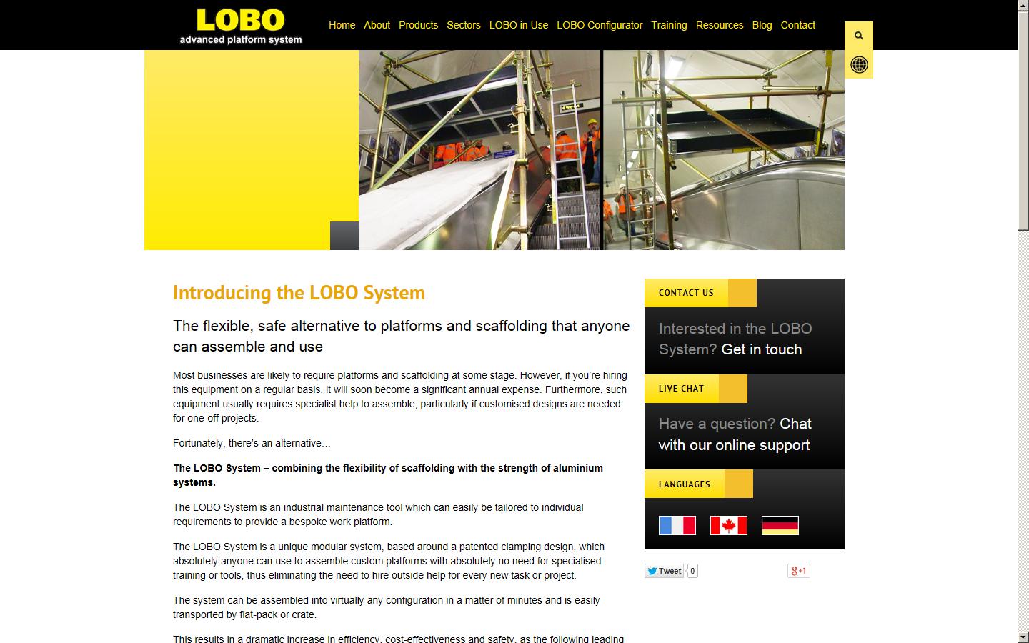 Lobo Systems Ltd Website