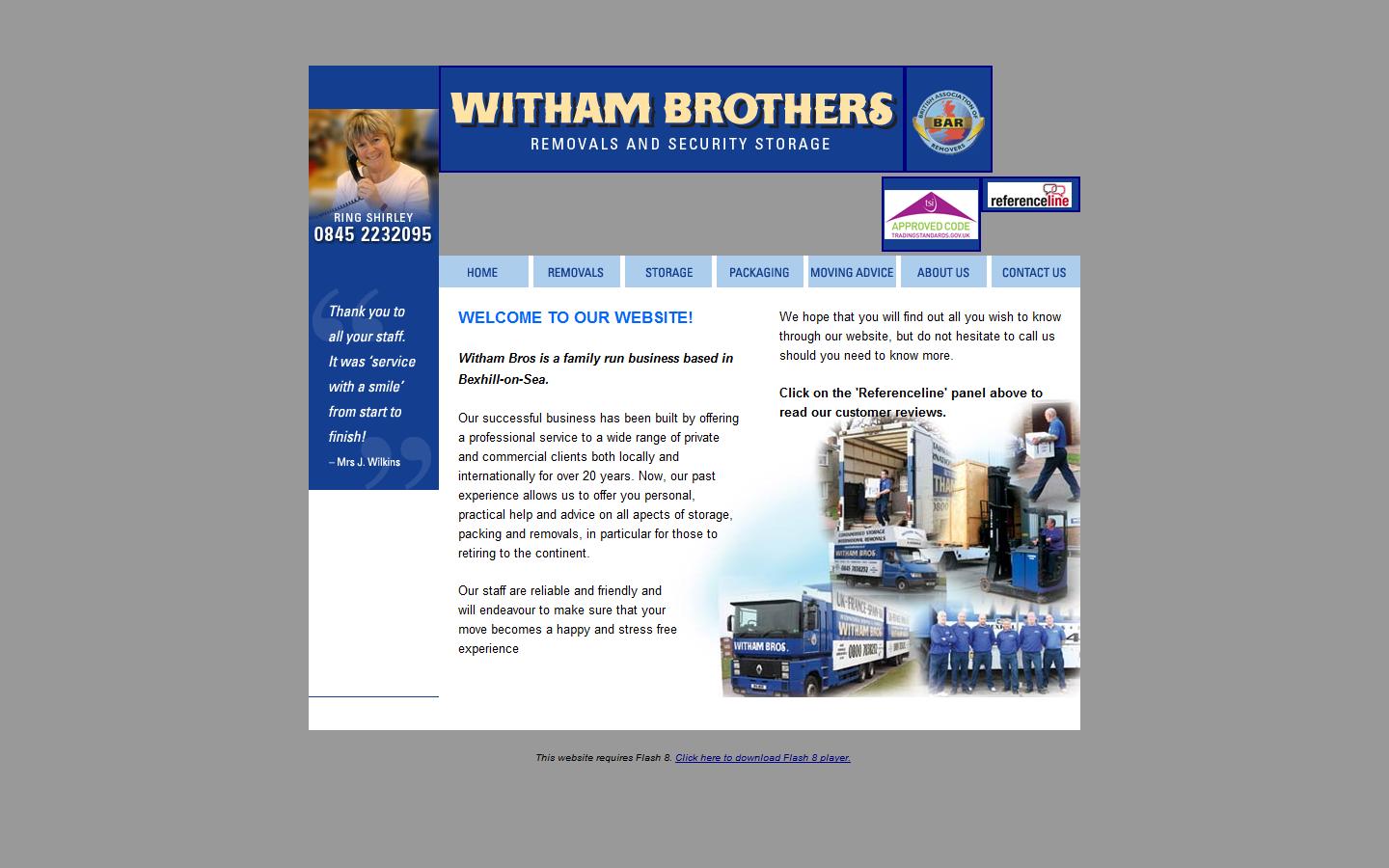 Witham Brothers - Bexhill-on-Sea Website