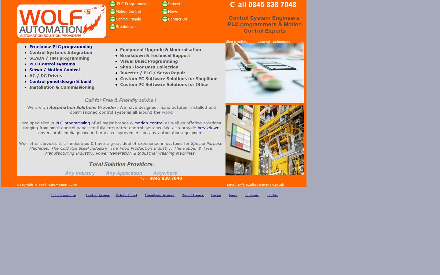 Wolf Automation Website