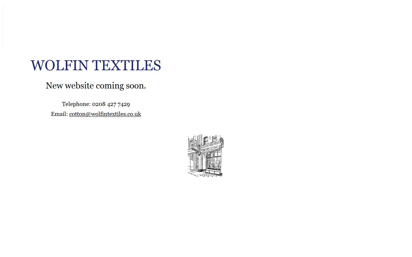 Wolfin Textiles Ltd Website