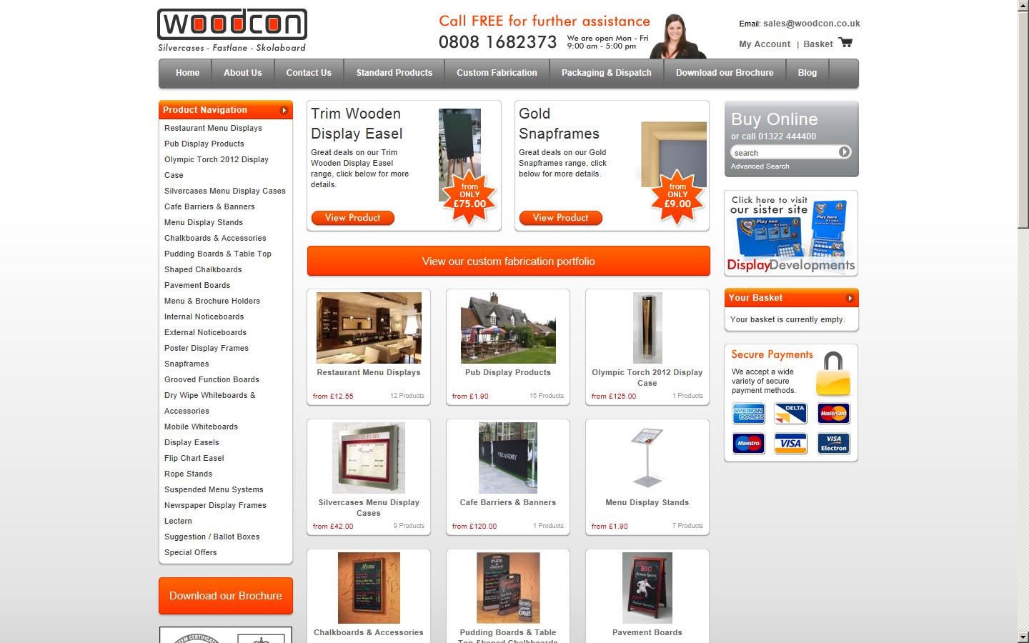 Woodcon - Erith Website