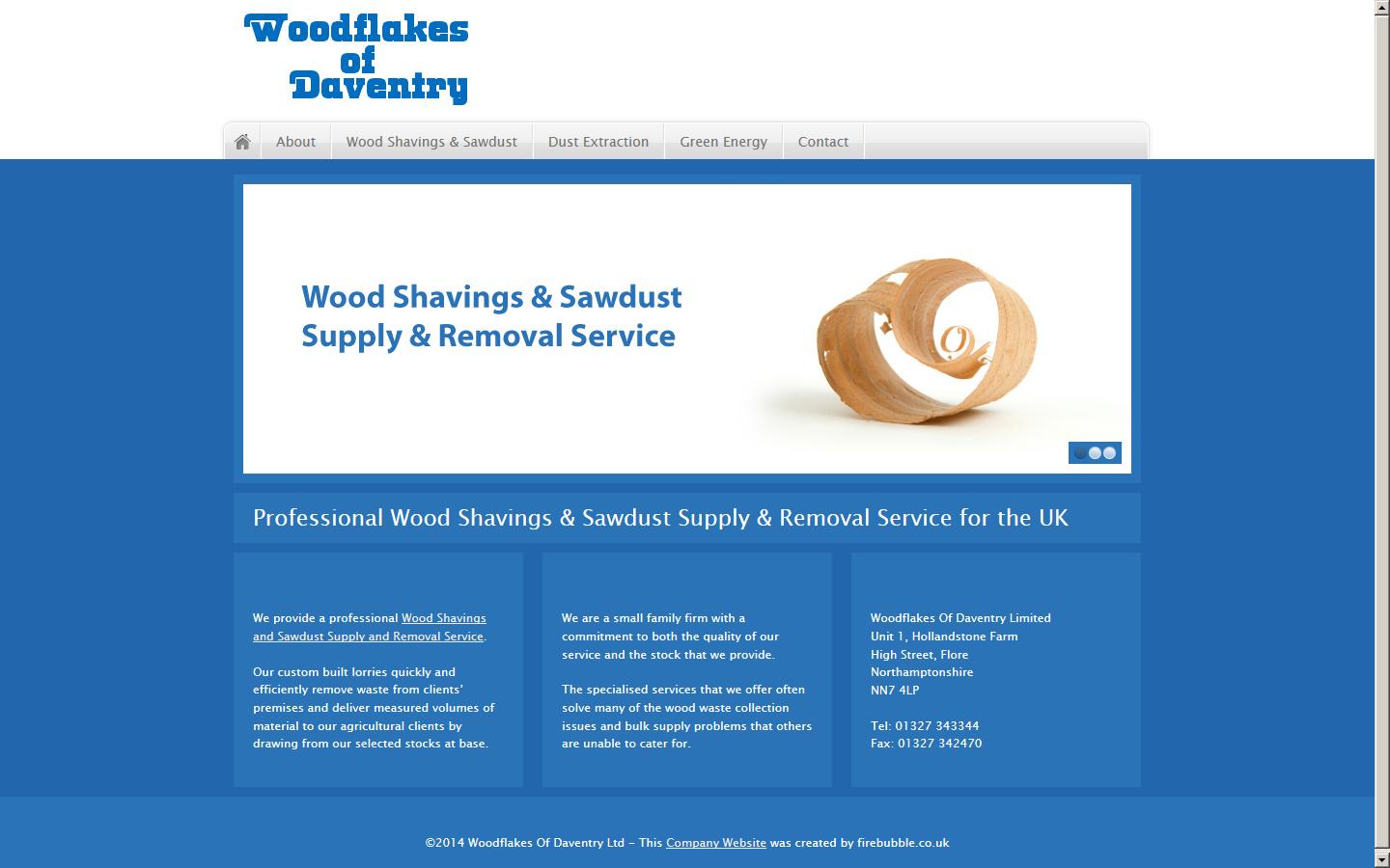 Woodflakes Of Daventry Limited Website