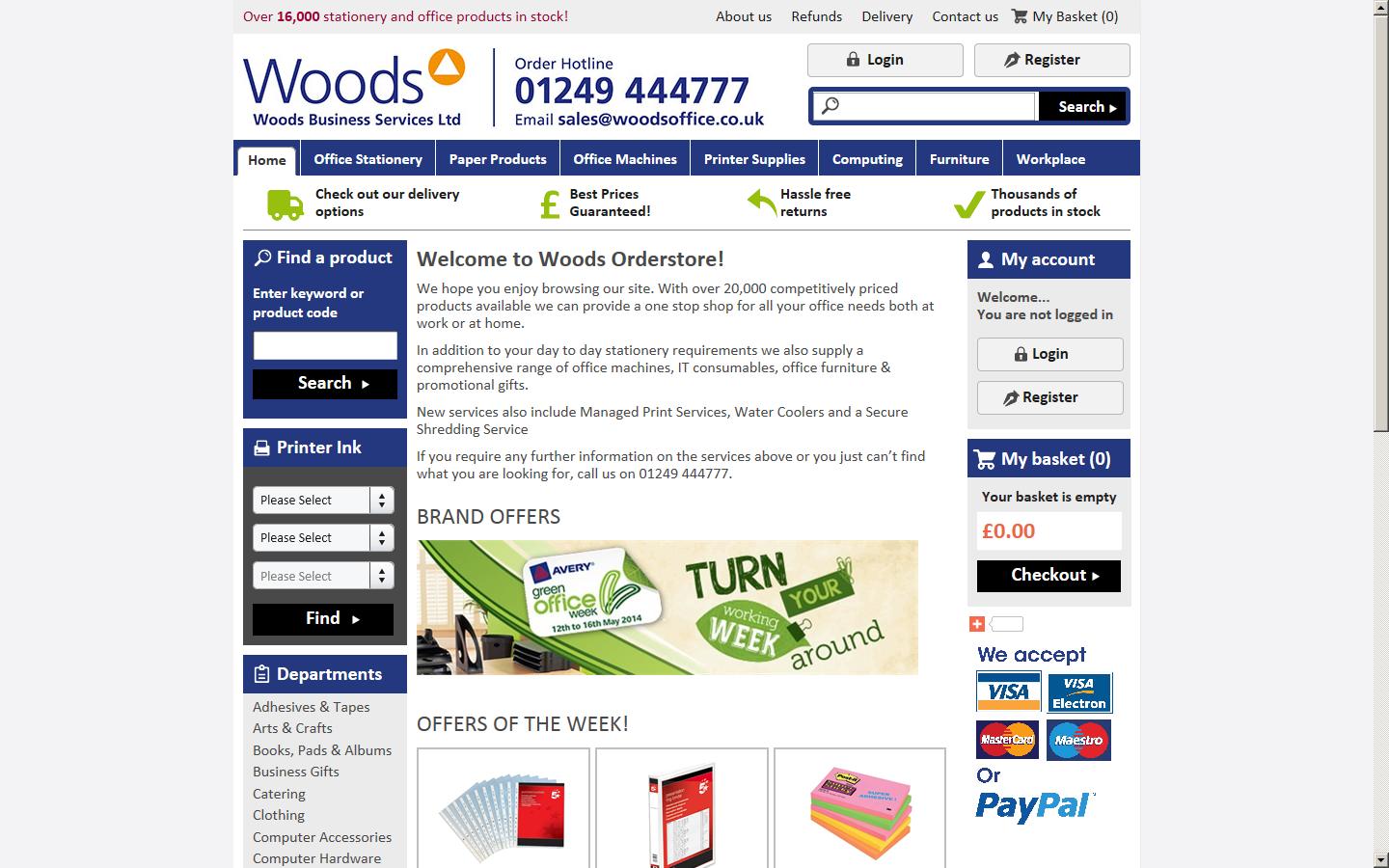 Woods Business Services Ltd Website