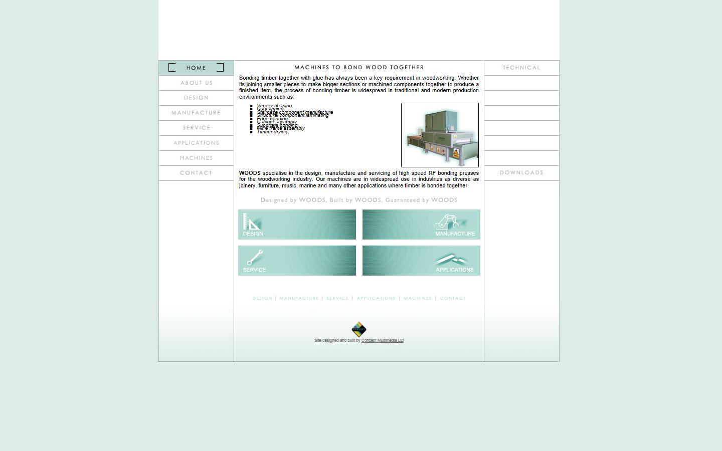 Woods RF Ltd Website