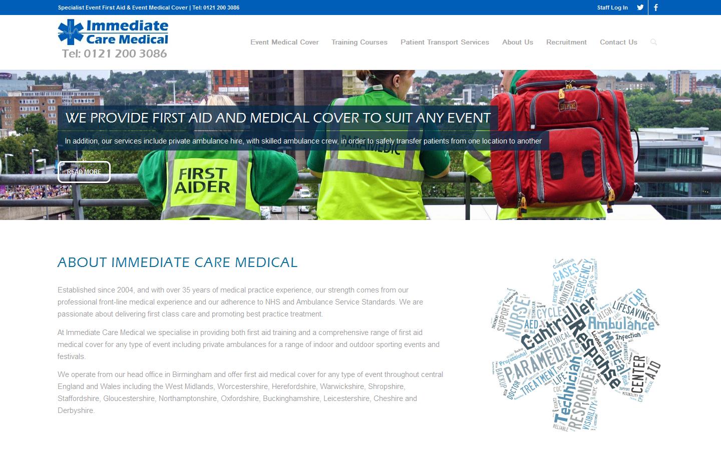 Immediate Care Medical Website