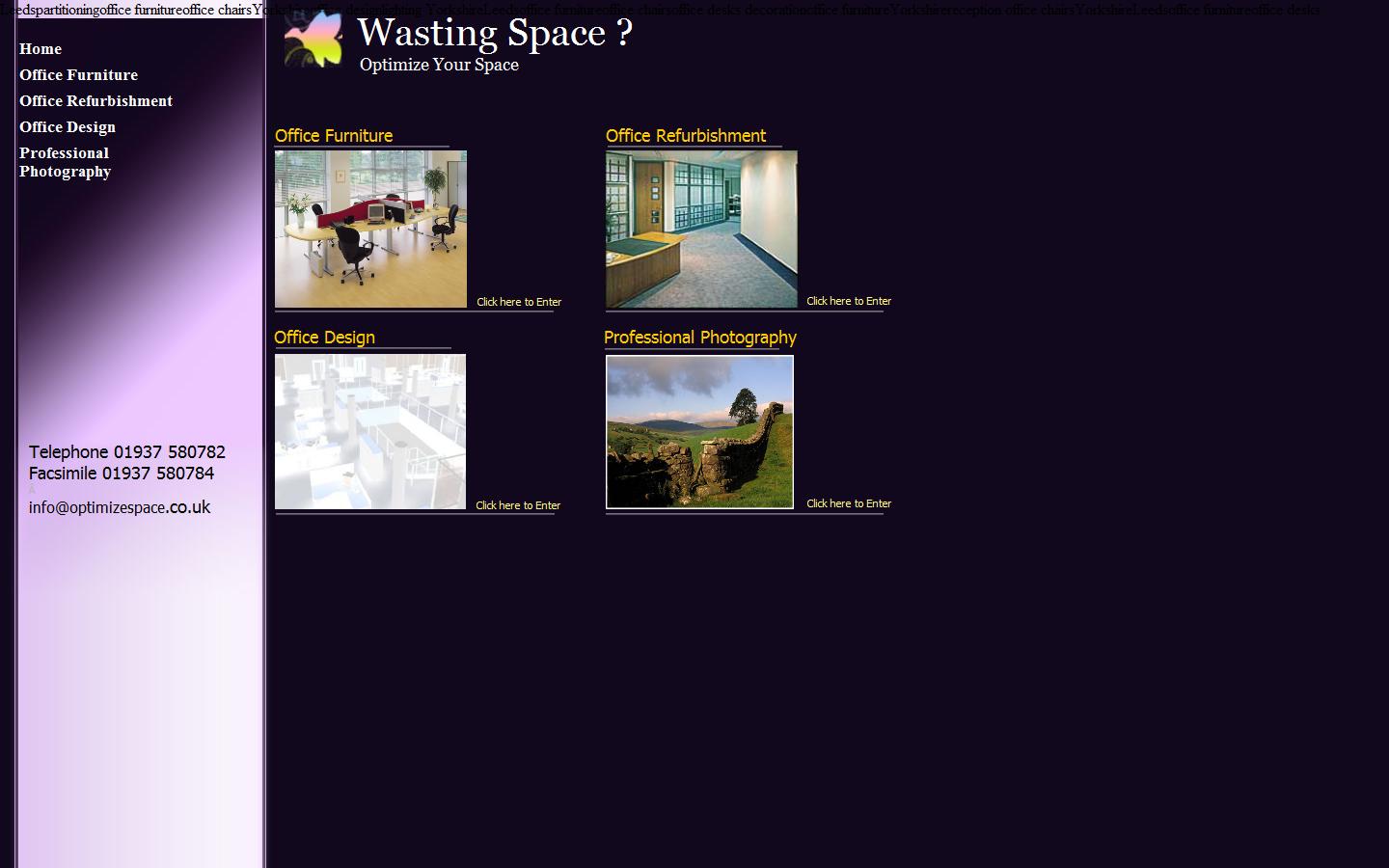 Wasting Space  Website