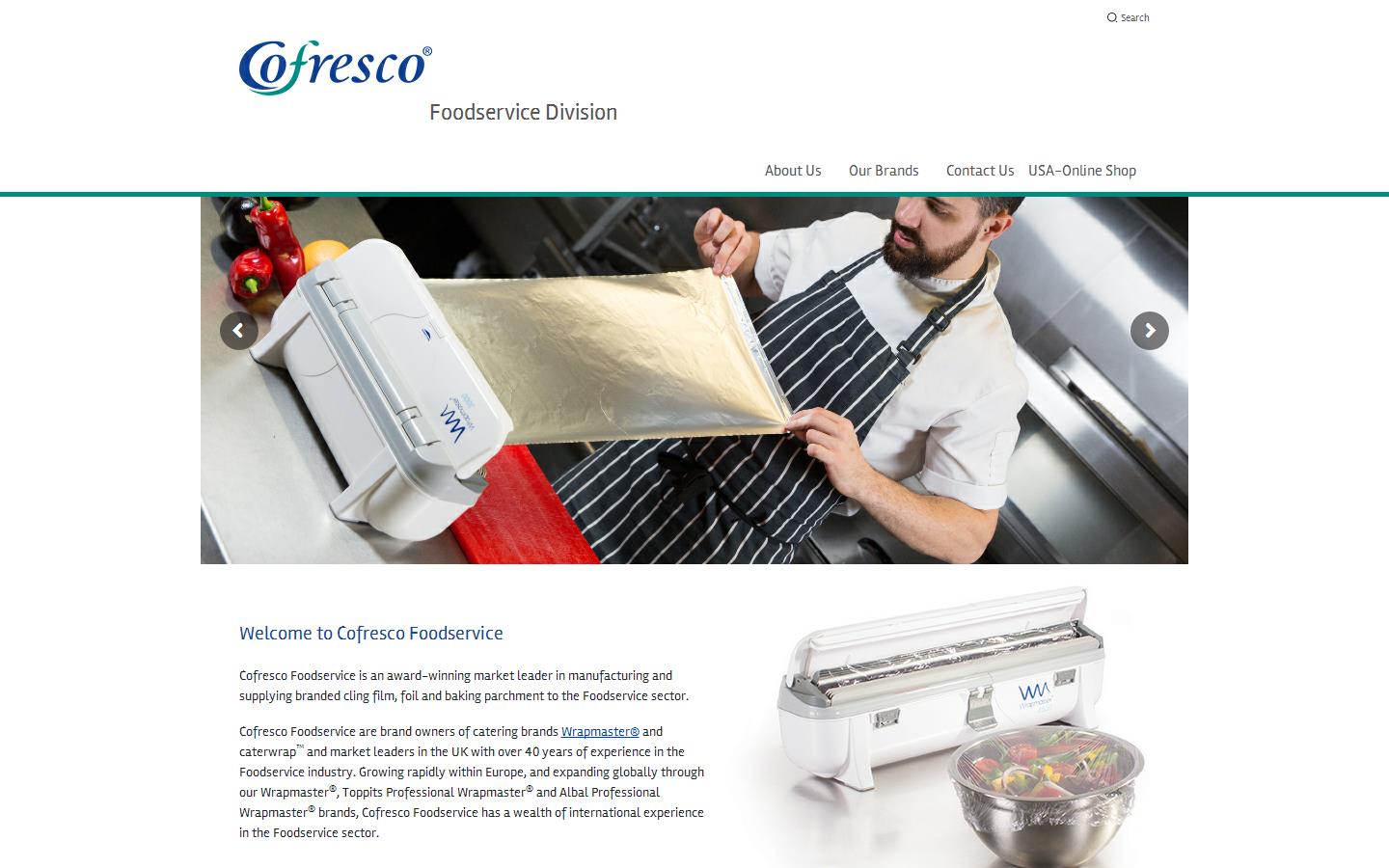 Cofresco Food Service Website