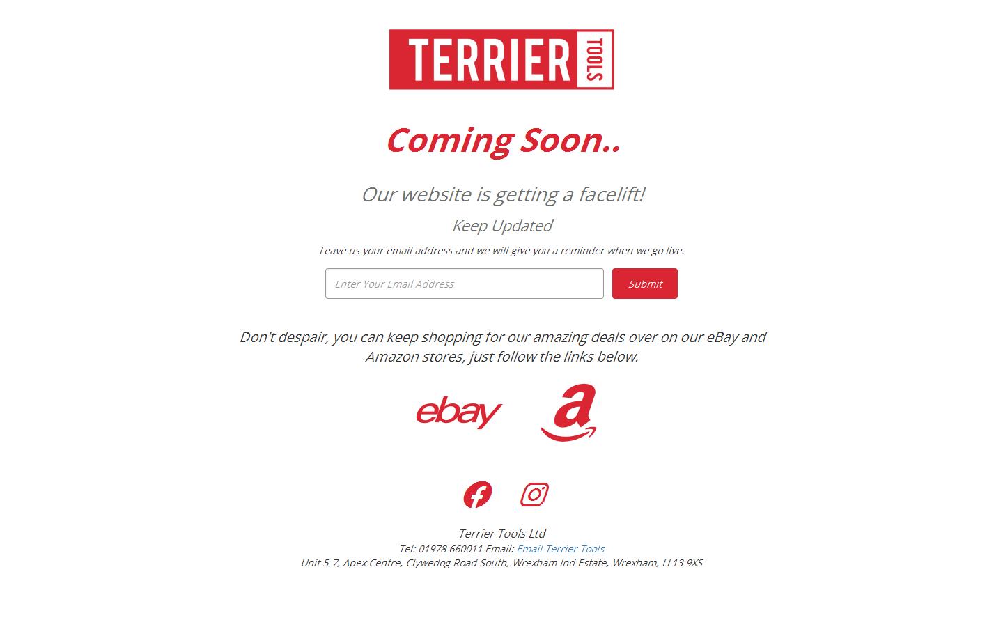 Terrier Tools Ltd  Website