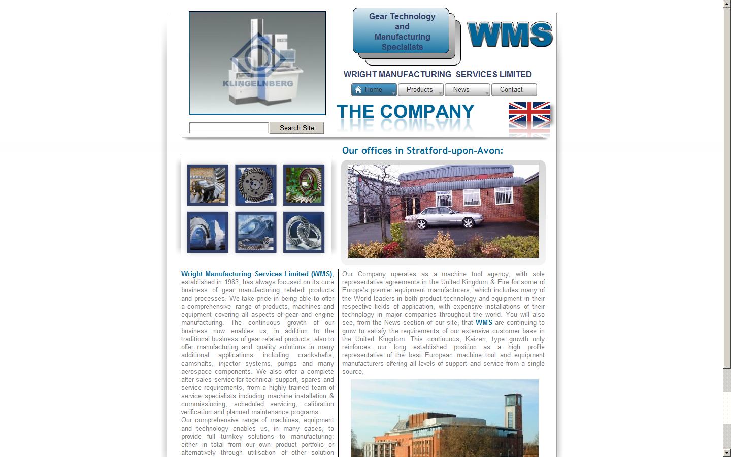 WRIGHT MANUFACTURING  SERVICES LIMITED Website