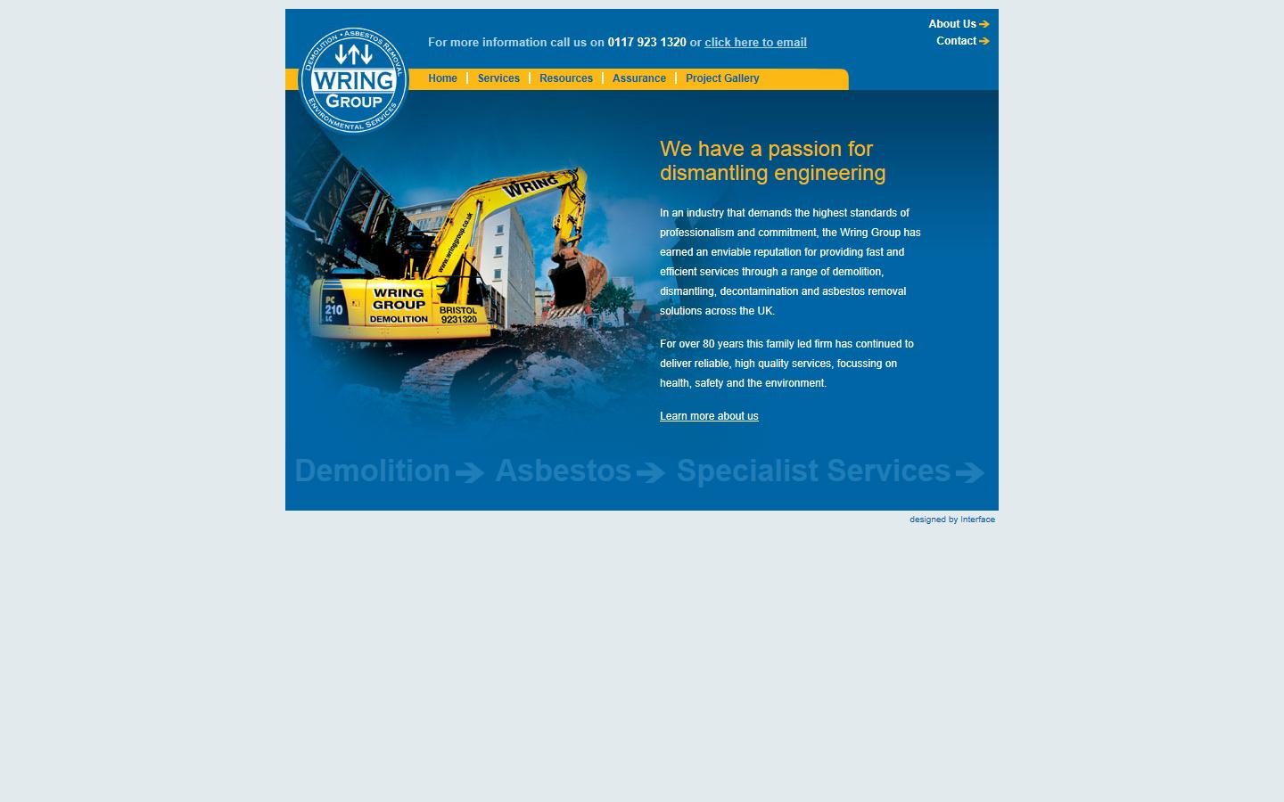 Wring Group Ltd - Bristol Website
