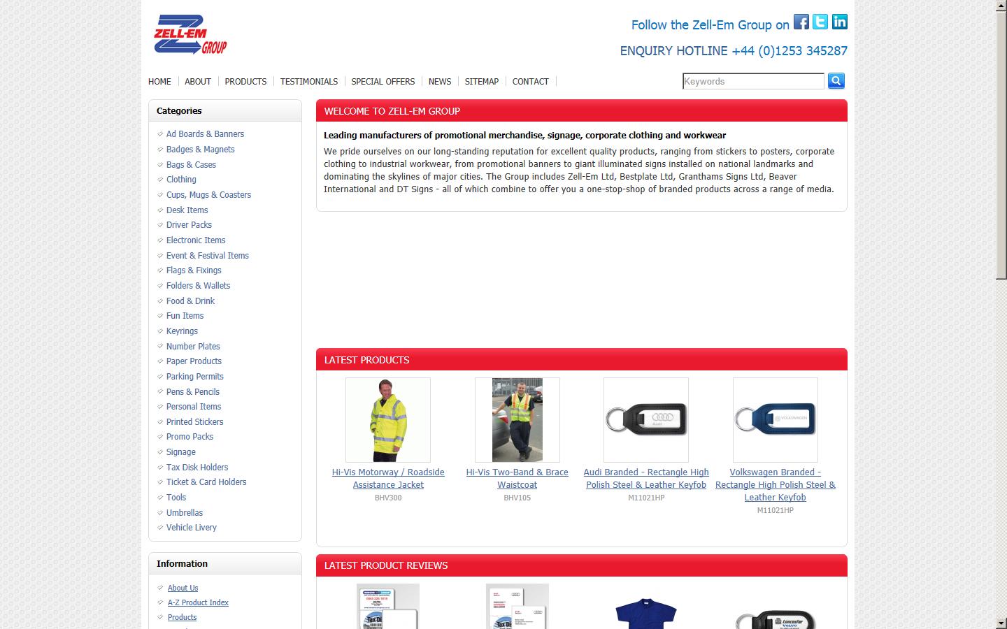 Zell-Em Group Website