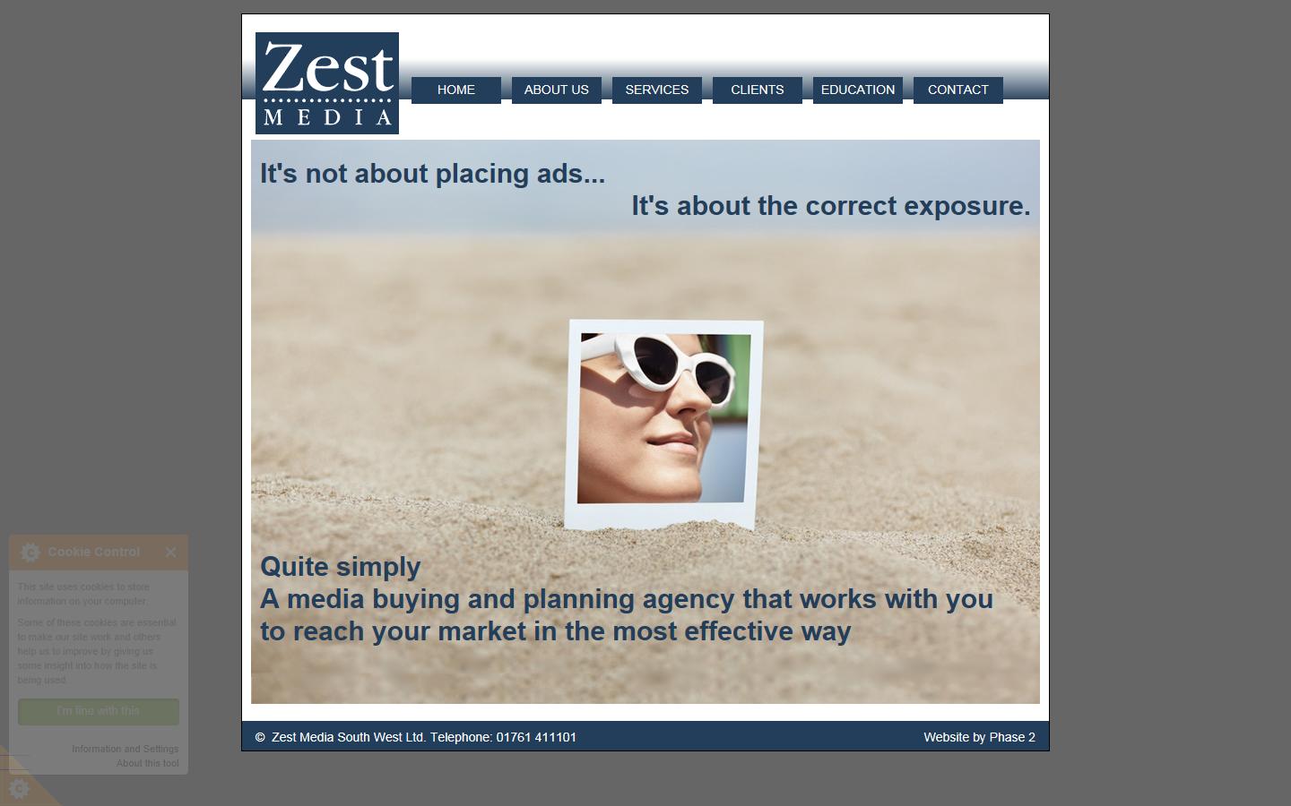 Zest Media South West Ltd Website